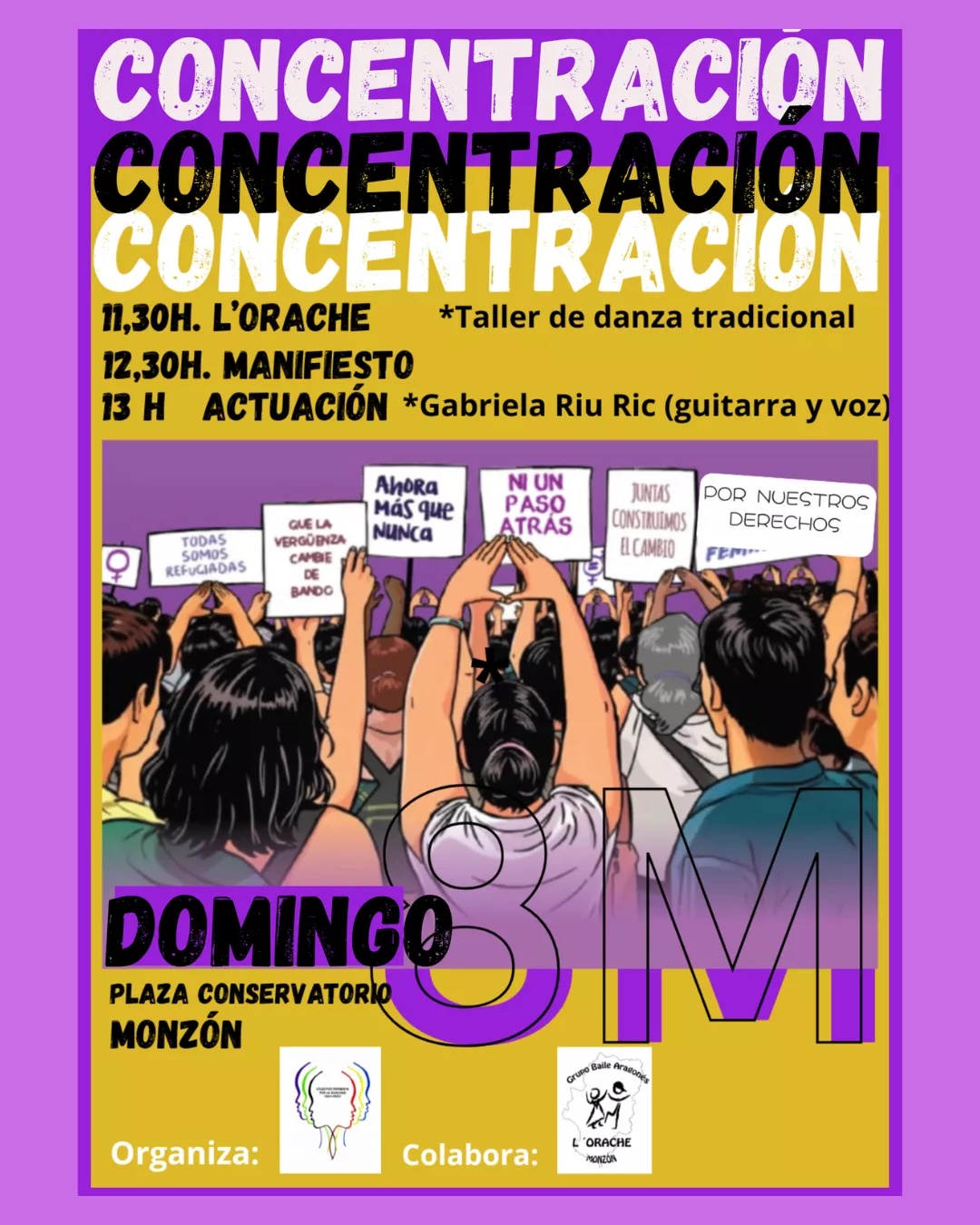 Monzón impulsa una programación por la igualdad y los derechos de las mujeres.