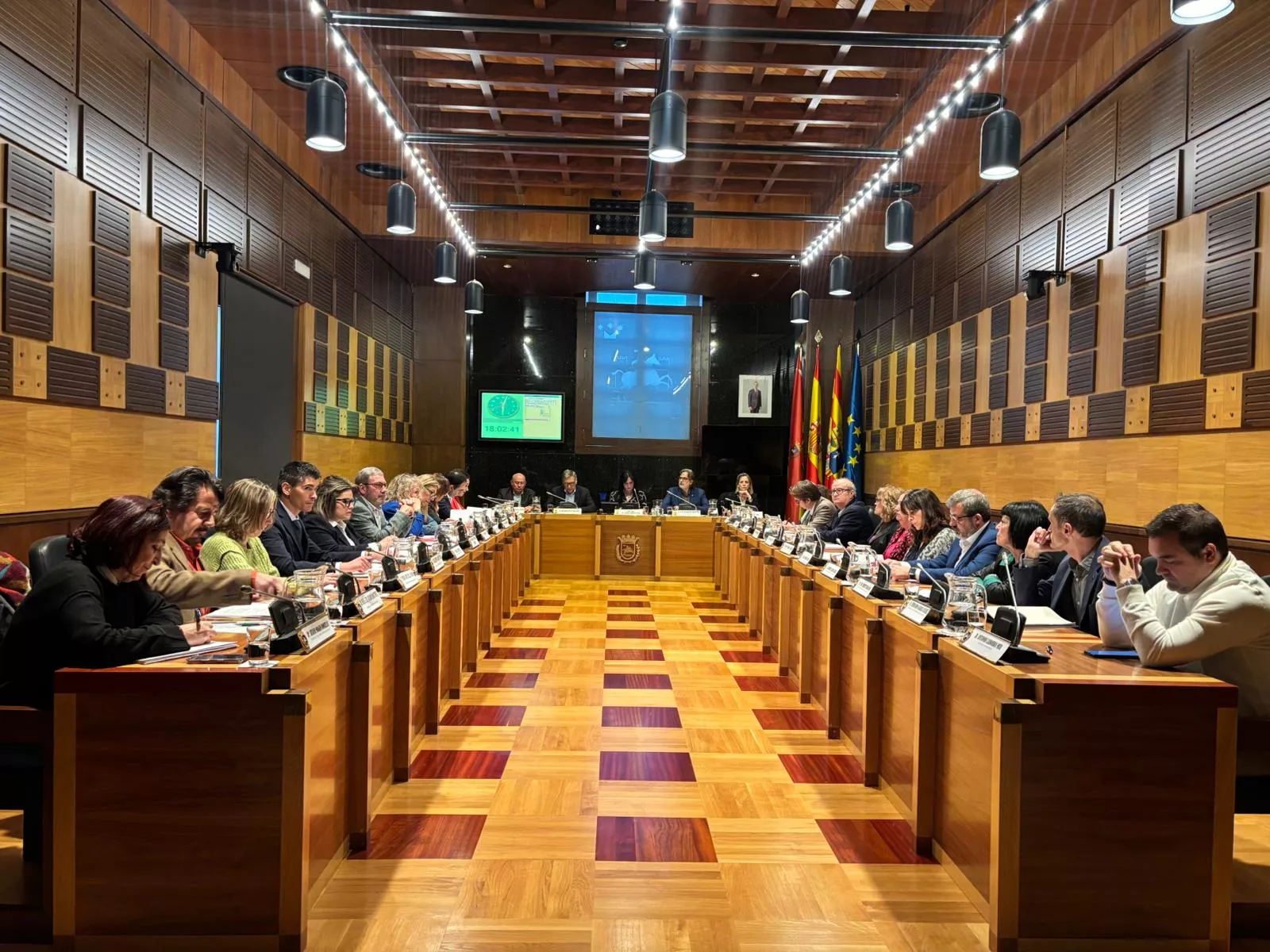 Pleno del Ayuntamiento de Huesca.
