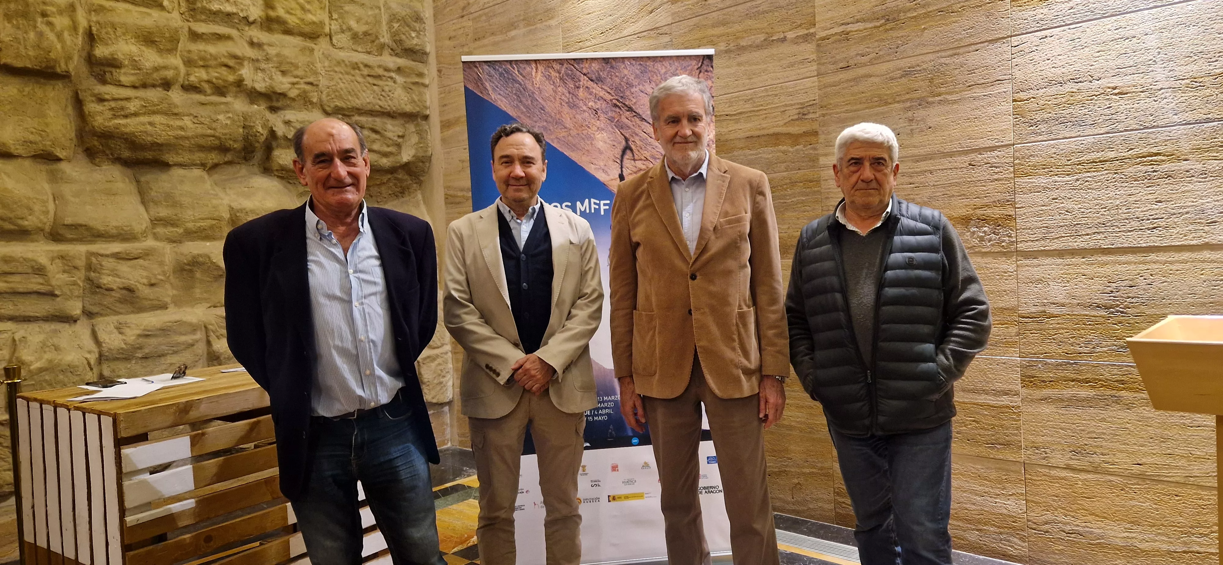 Manuel Avellanas, David Asensio, Jerónimo López y Manolo Bara. Foto Myriam Martínez