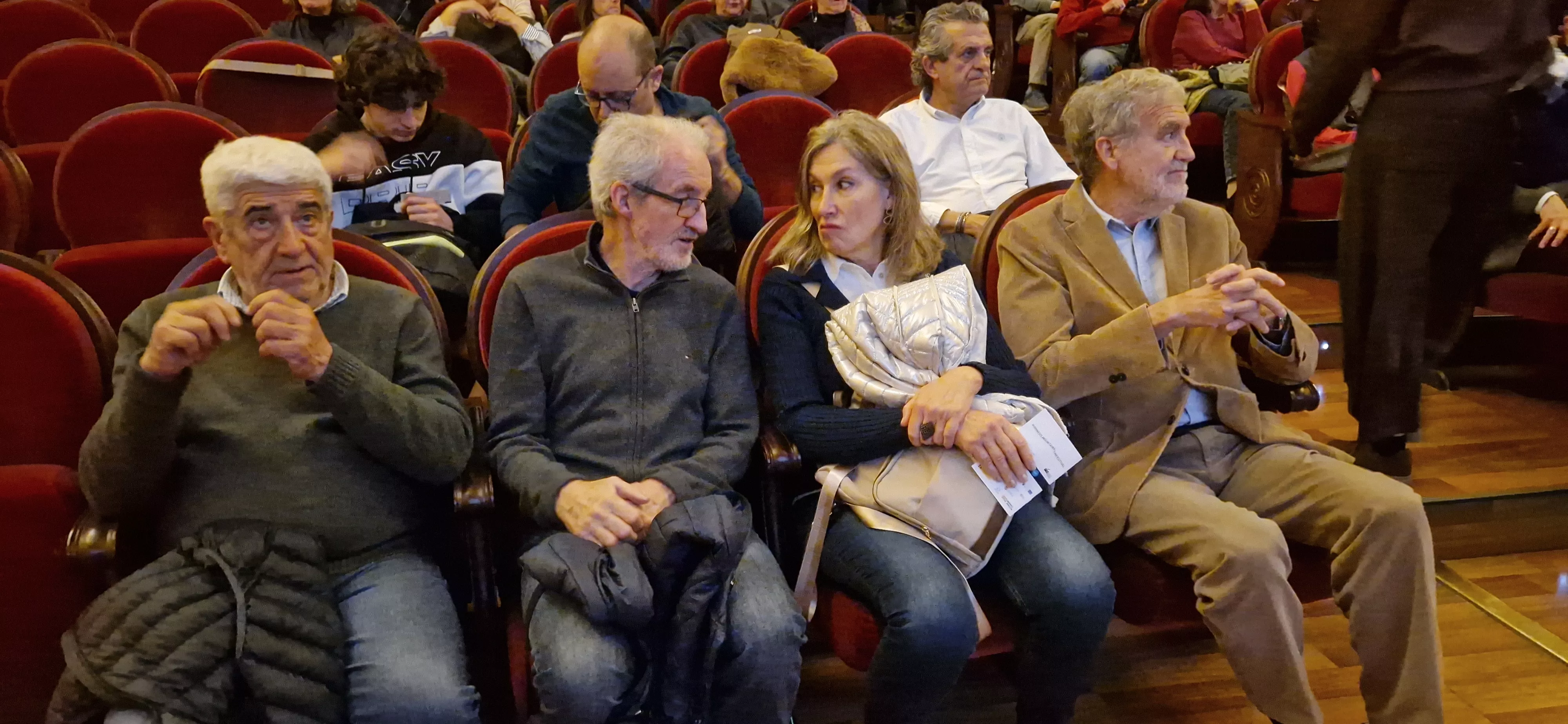 entrega del Premio Honorífico del Pirineos MFF a Jerónimo López. Foto Myriam Martínez