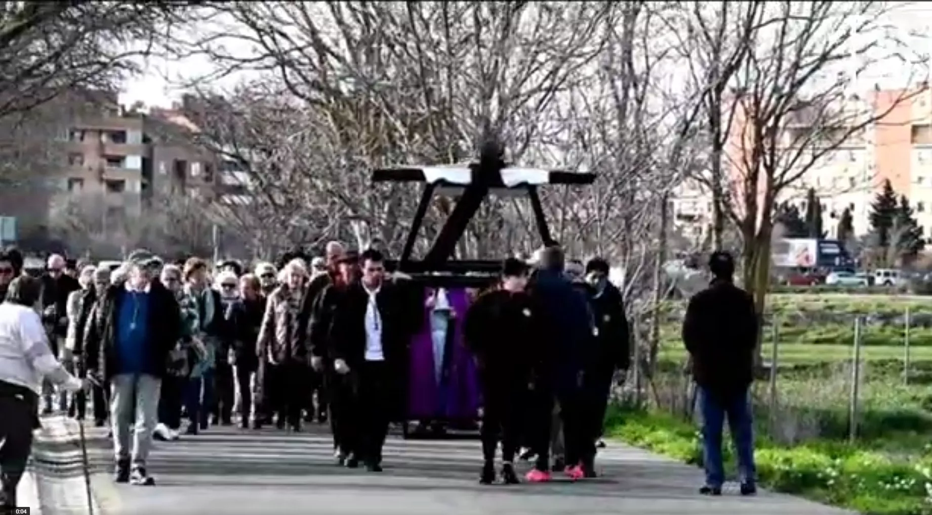 Vía Crucis a Nuestra Señora de Salas y de la Huerta. Foto Carlos Jalle