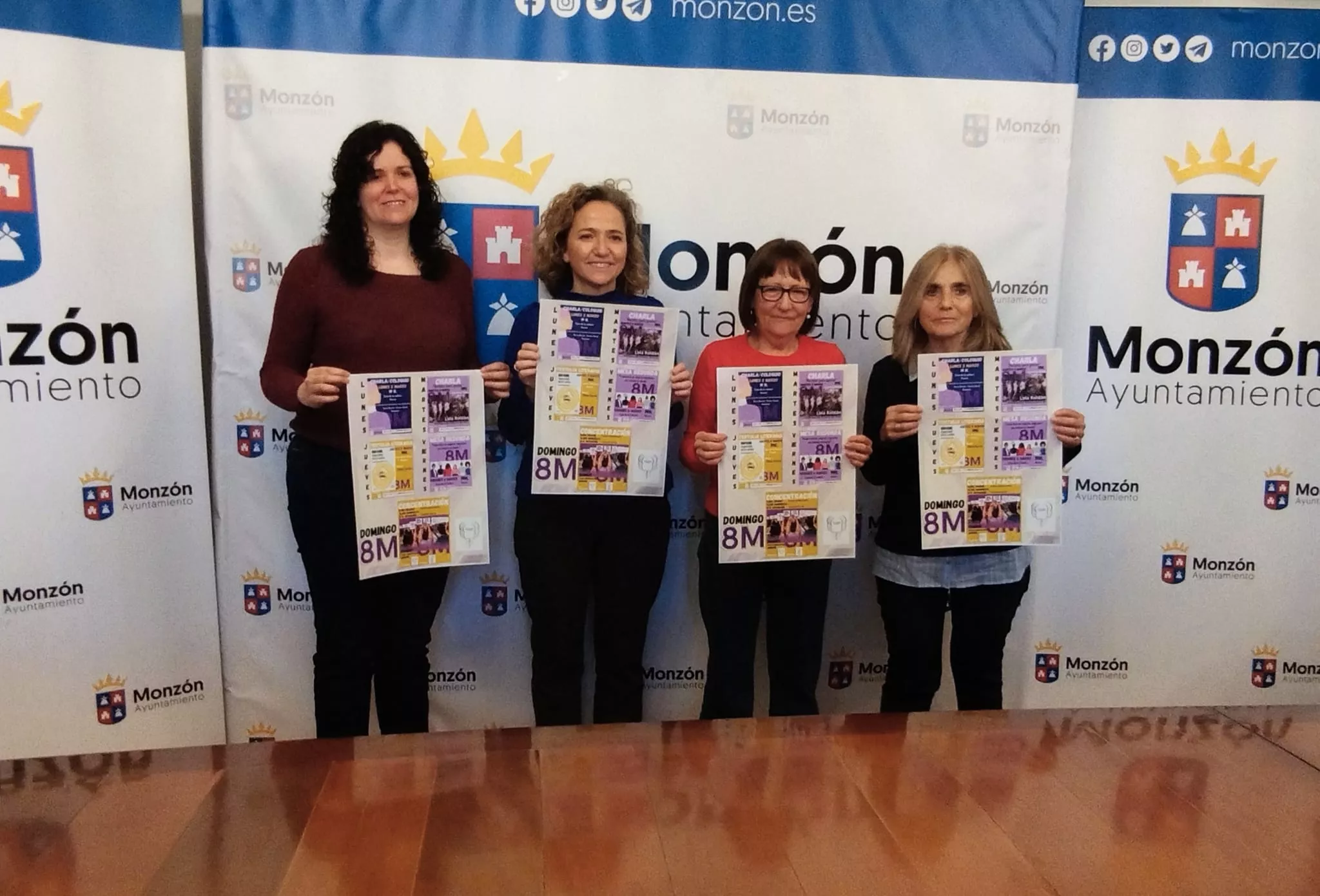 Monzón presenta su programación para el 8M con una semana de actos por la igualdad.
