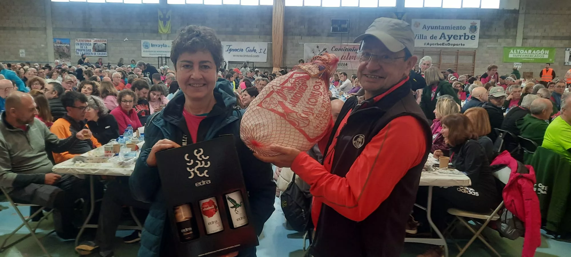 IX Caminata en la Flor del Almendro de Ayerbe del sábado. 