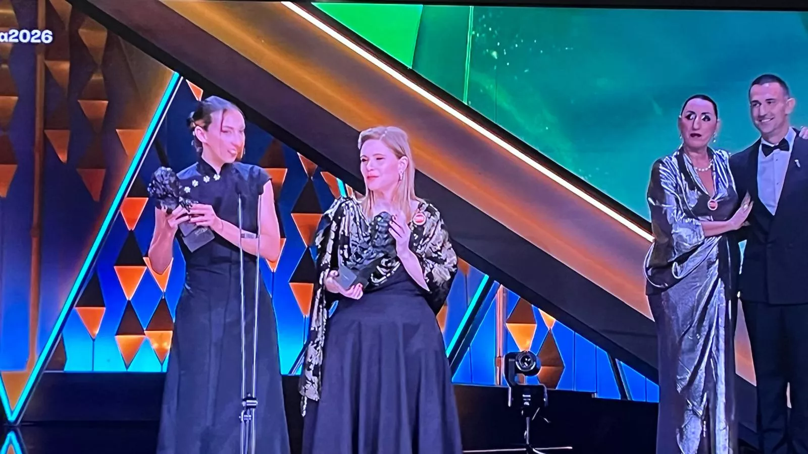 Yasmina Praderas gana su segundo Goya al Mejor Sonido.