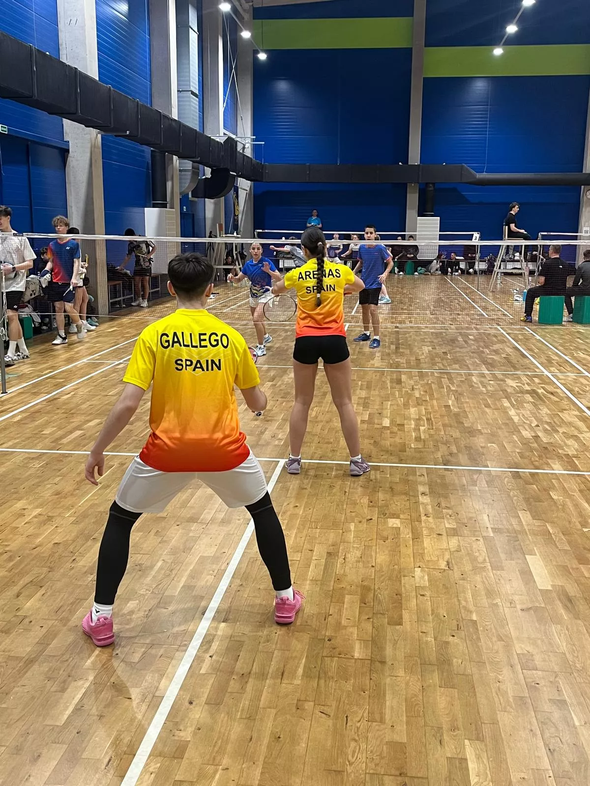 Hugo Gállego y Sara Arenas llegaron a cuartos de final en dobles mixtos.