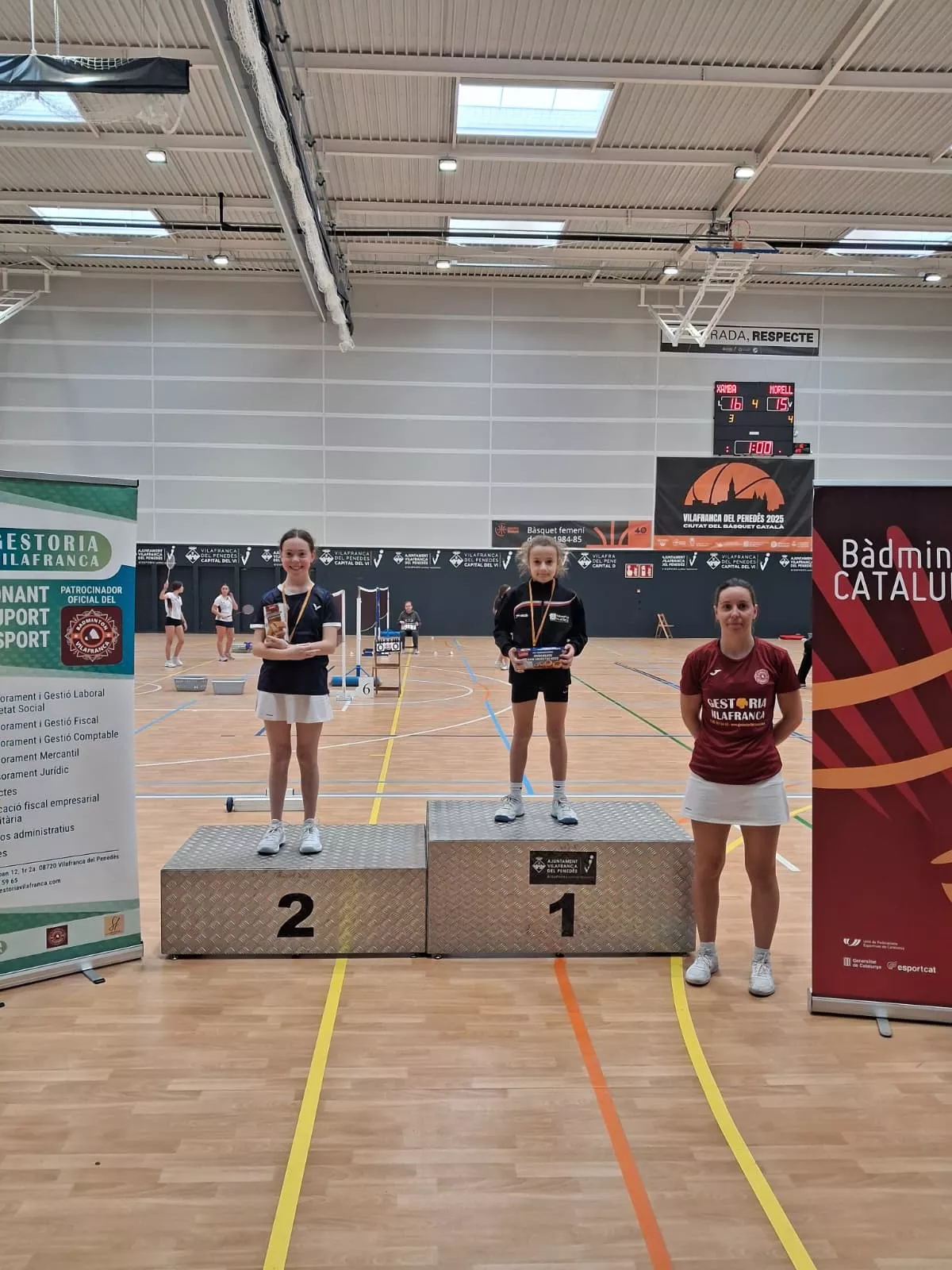 Torneo de badminton de Vilafranca del Penedés