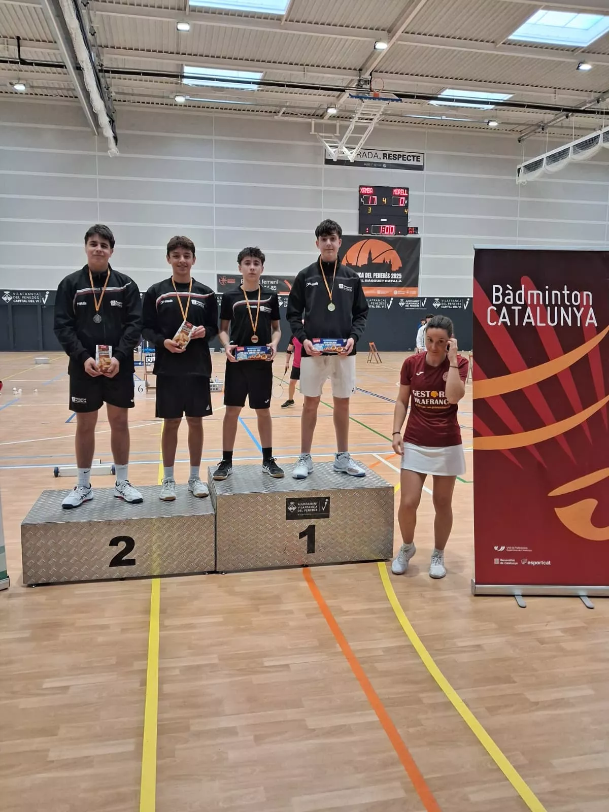 Torneo de badminton de Vilafranca del Penedés