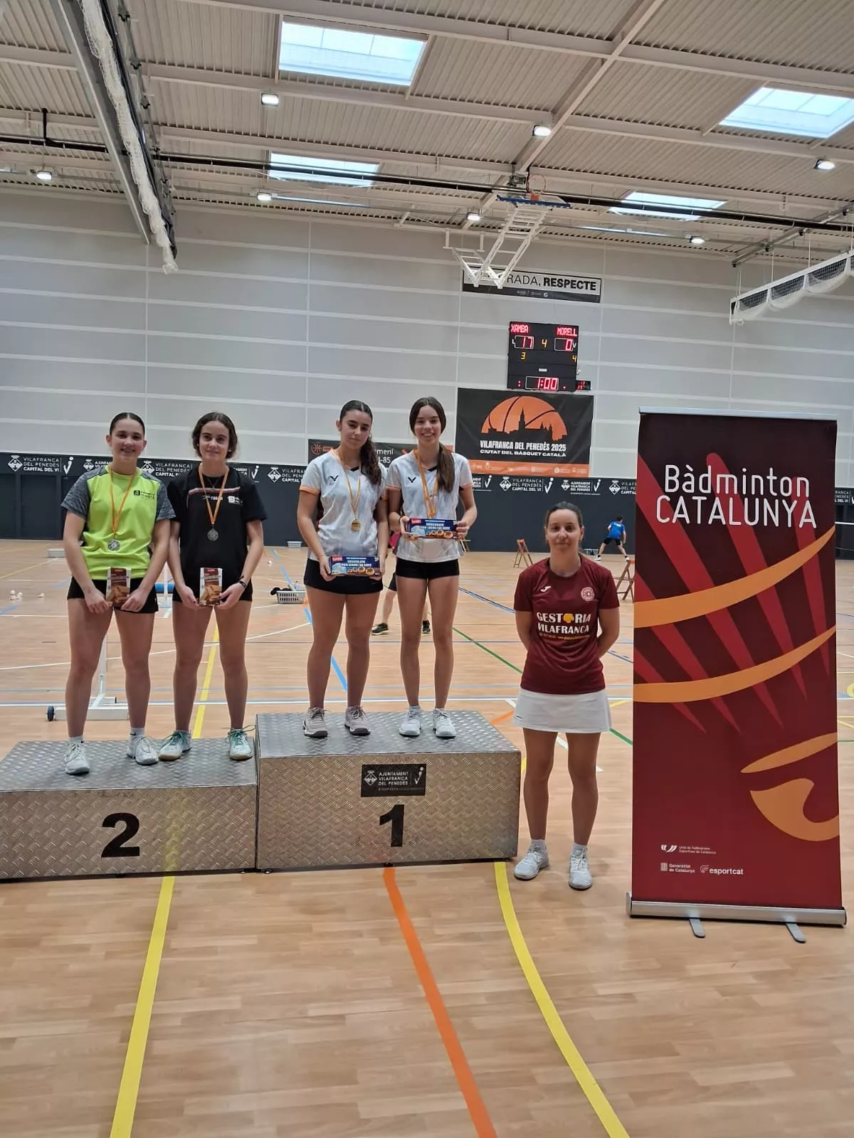 Torneo de badminton de Vilafranca del Penedés