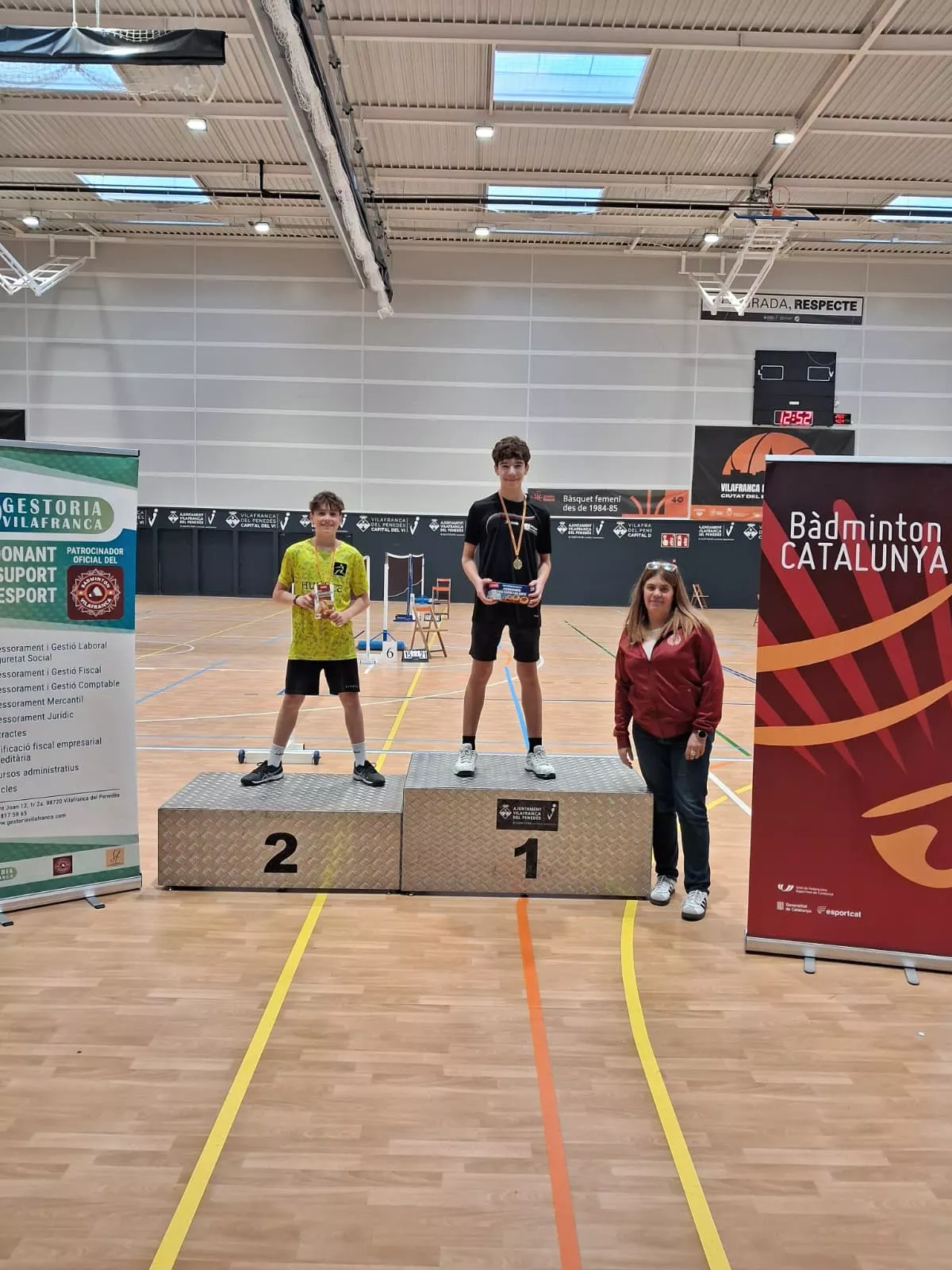 Torneo de badminton de Vilafranca del Penedés