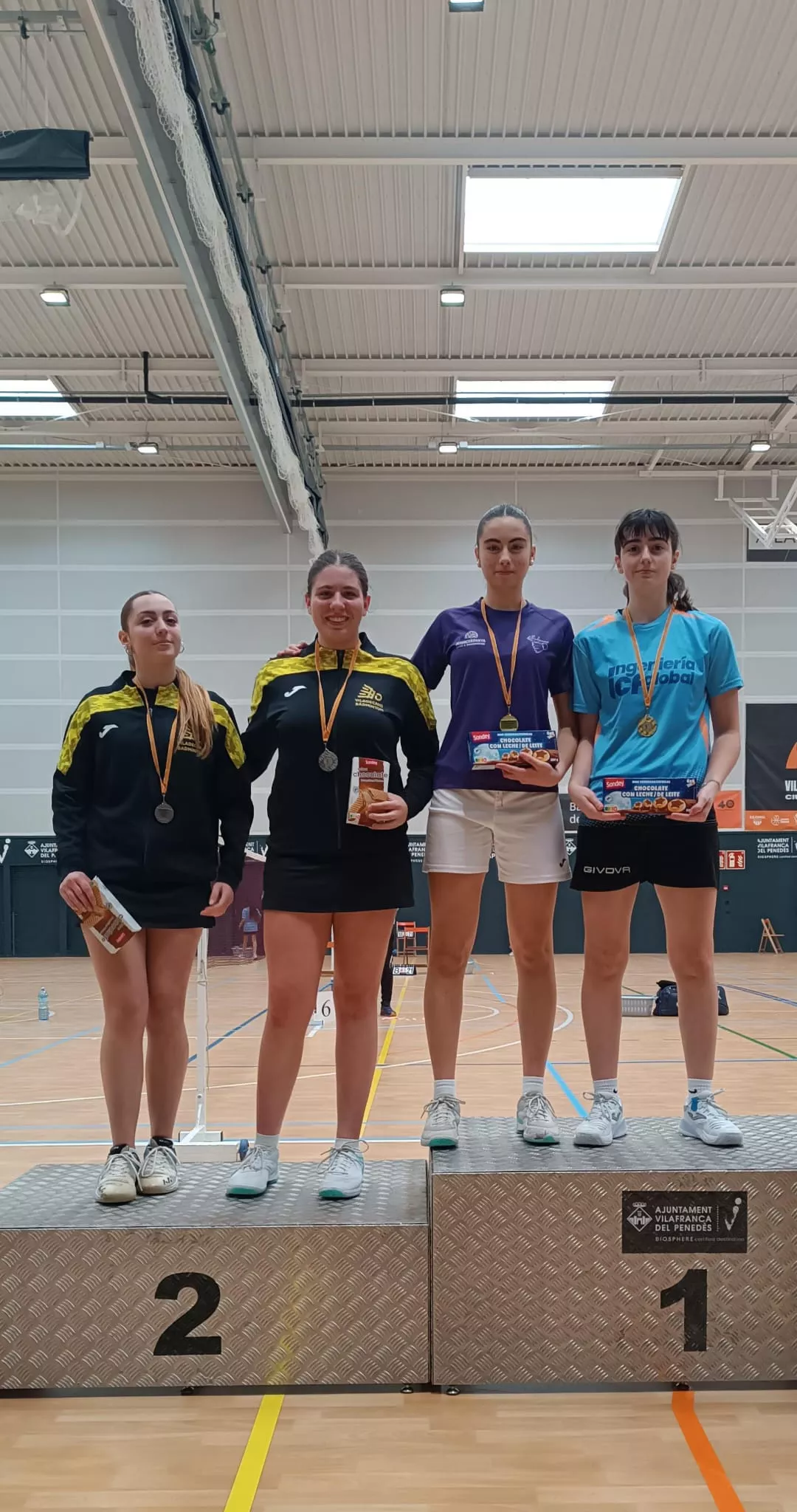 Torneo de badminton de Vilafranca del Penedés