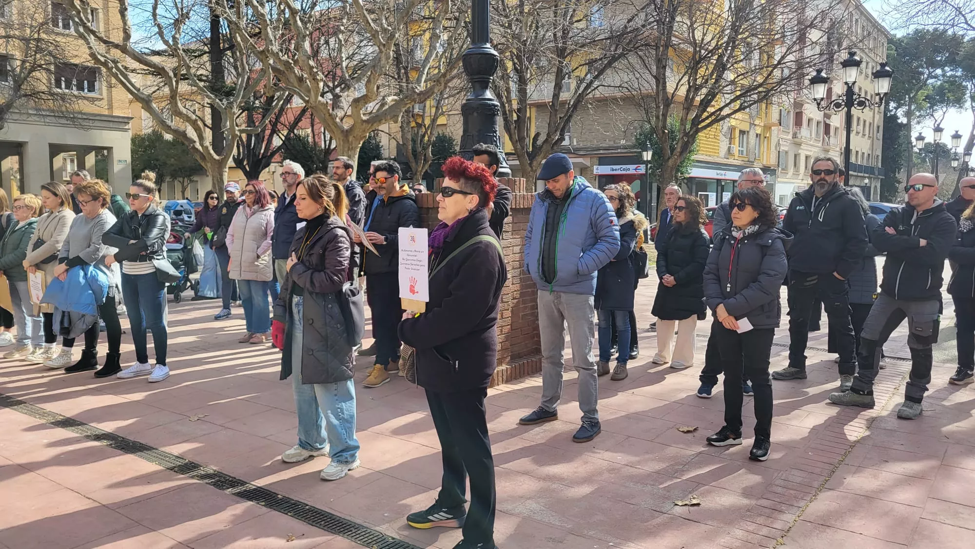 Manifestación de autónomos en Huesca