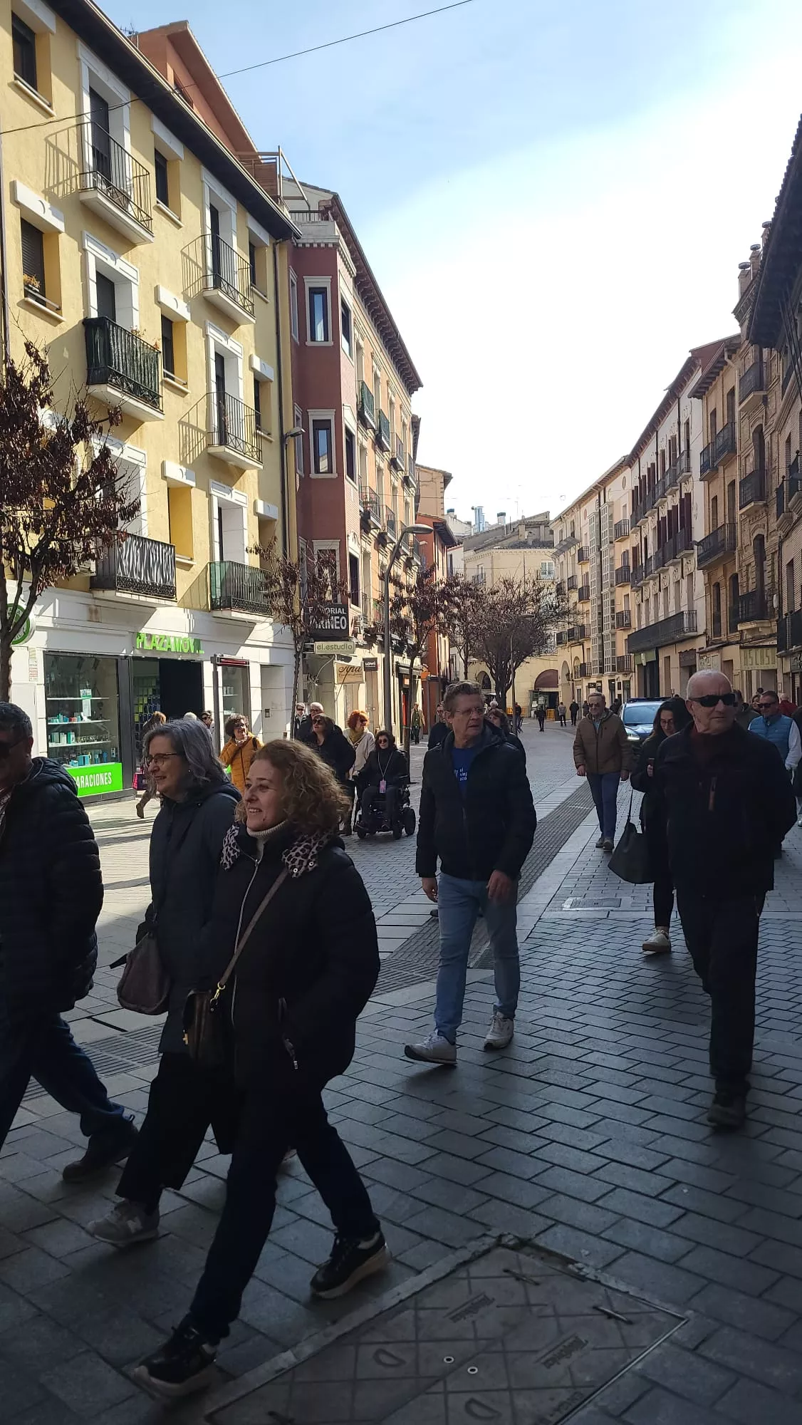 Manifestación de autónomos en Huesca
