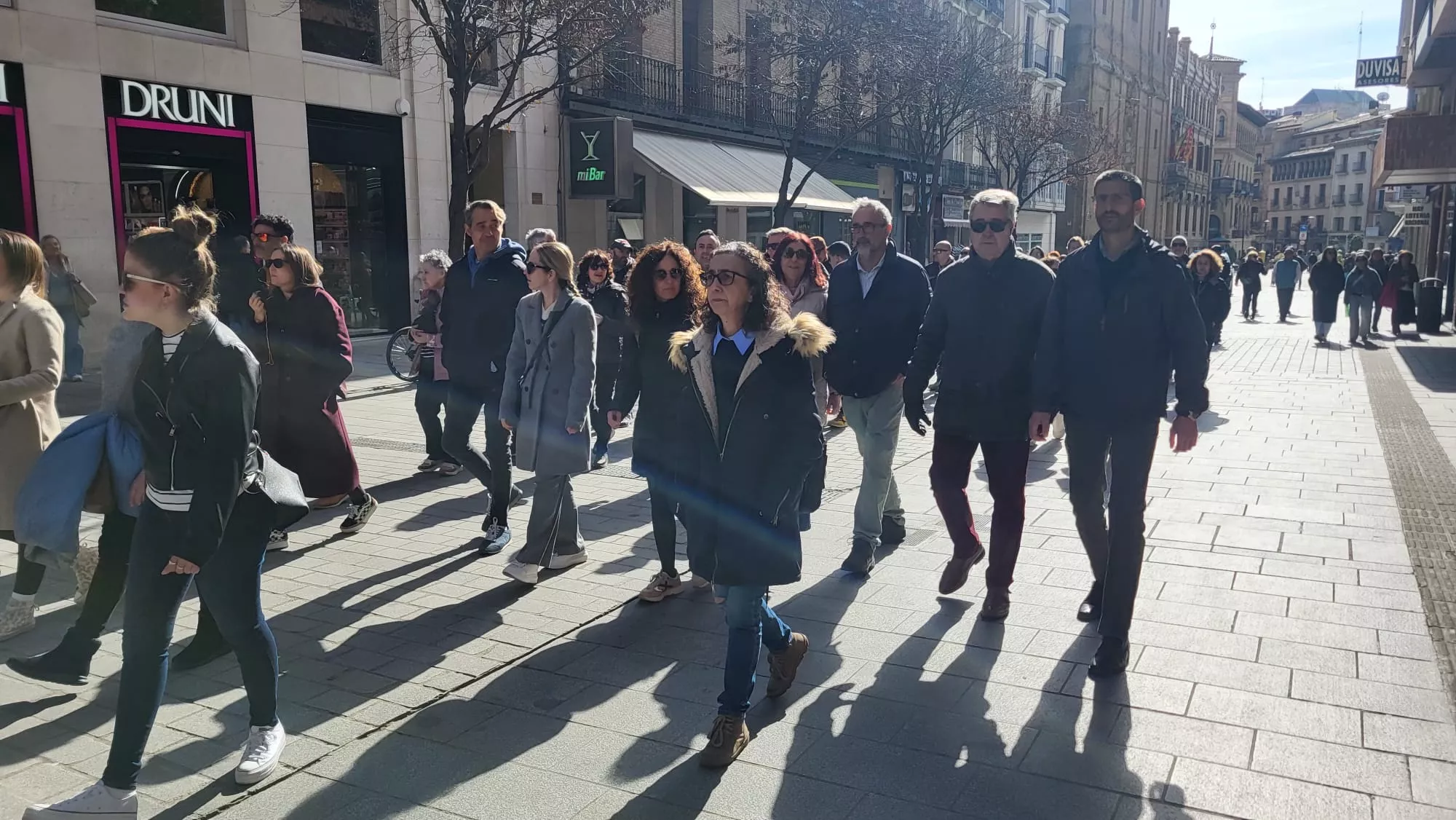 Manifestación de autónomos en Huesca