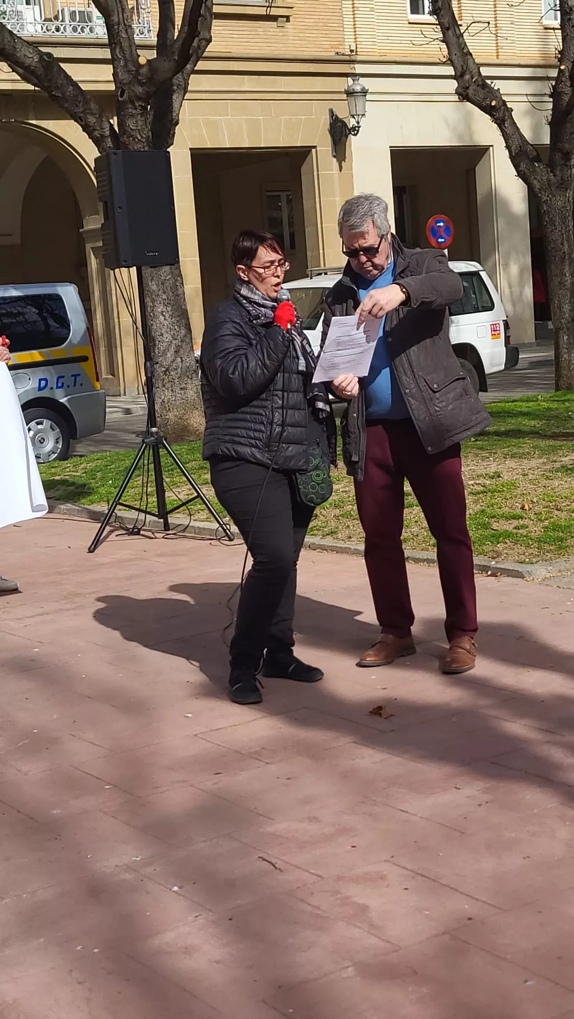 Manifestación de autónomos en Huesca