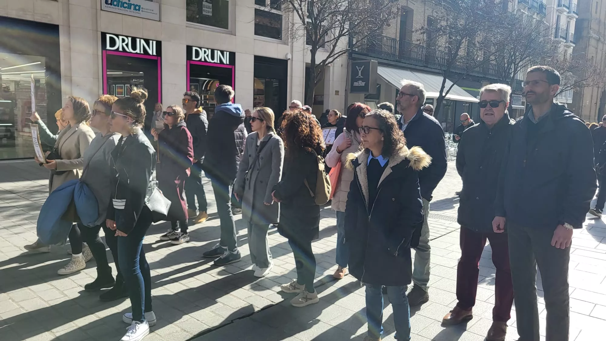 Manifestación de autónomos en Huesca