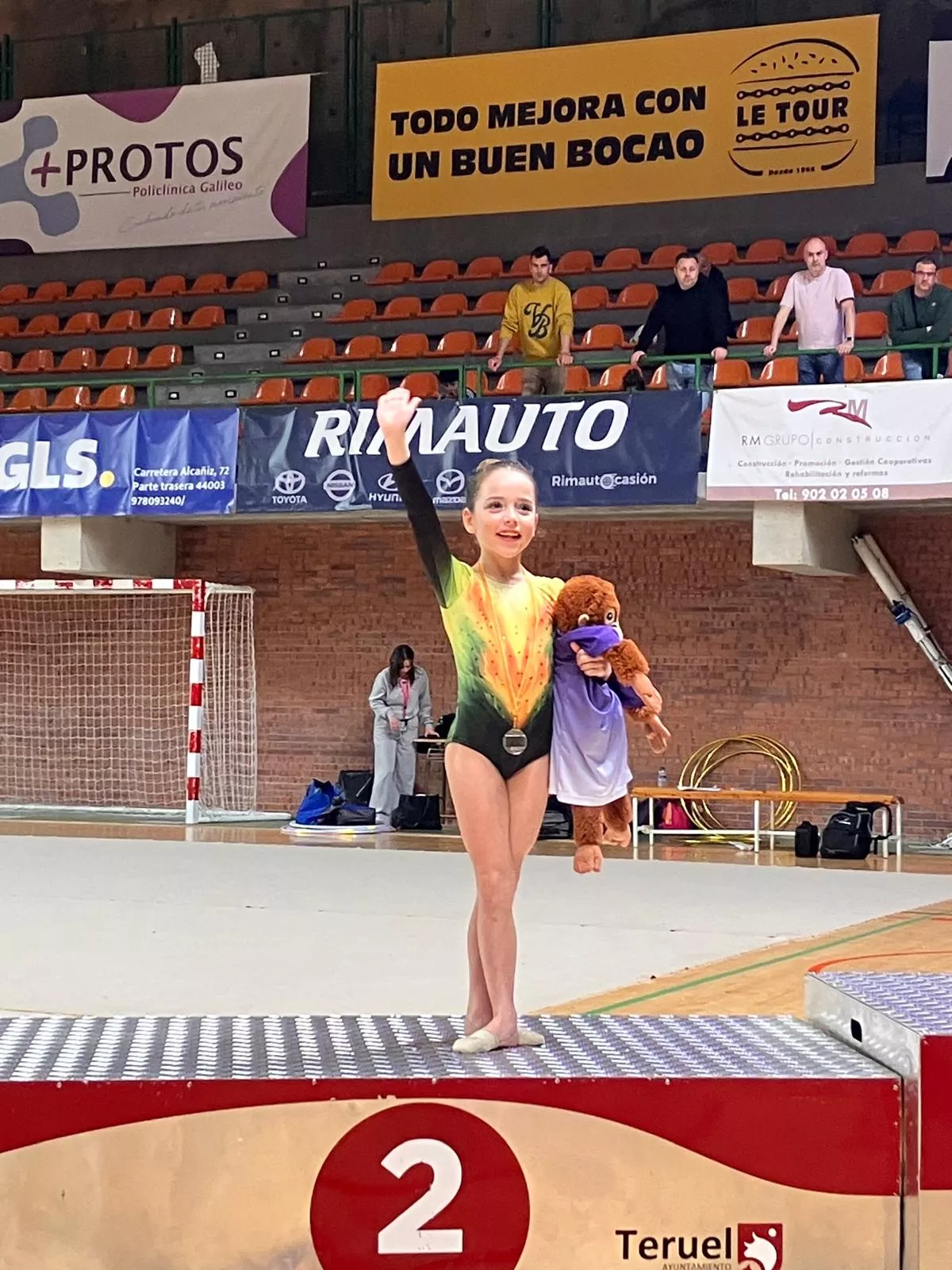 Club Pyrennes. Podium Irene Pollo