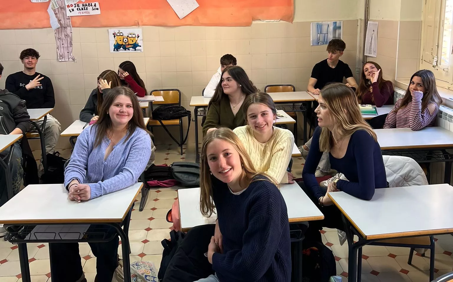 Intercambio escolar del colegio Santa Ana con Estados Unidos.