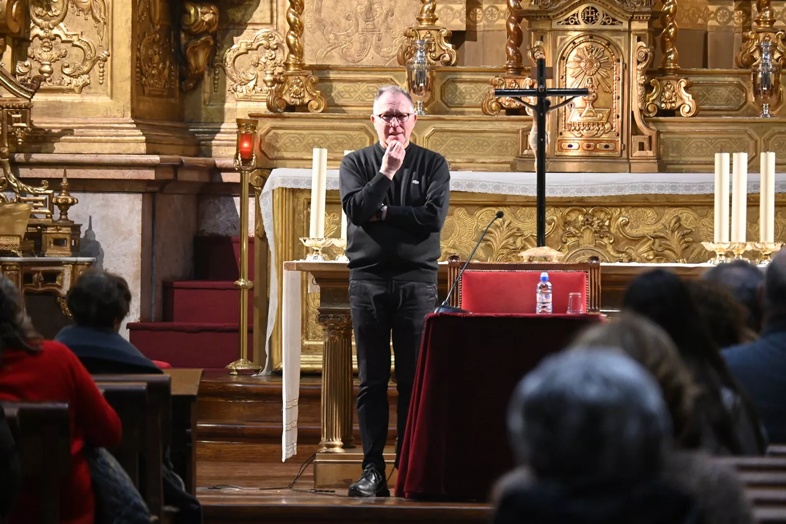 Rodolfo Prieto en los Ejercicios Espirituales para Laicos en San Vicente el Real: "Hay que elegir lo que nos conduce a la libertad renovadora y transformadora"