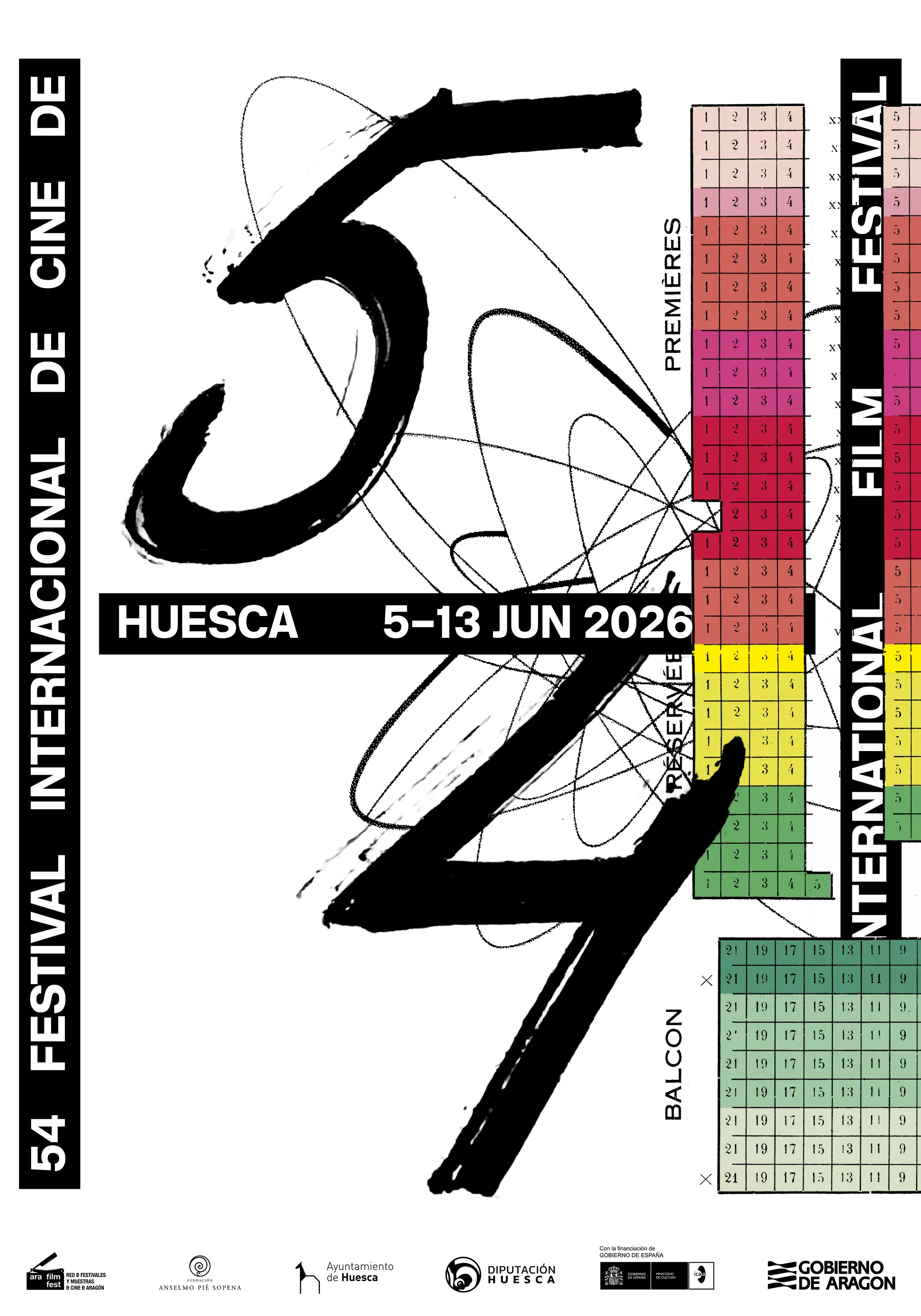 Cartel del 54º Festival Internacional de Cine de Huesca