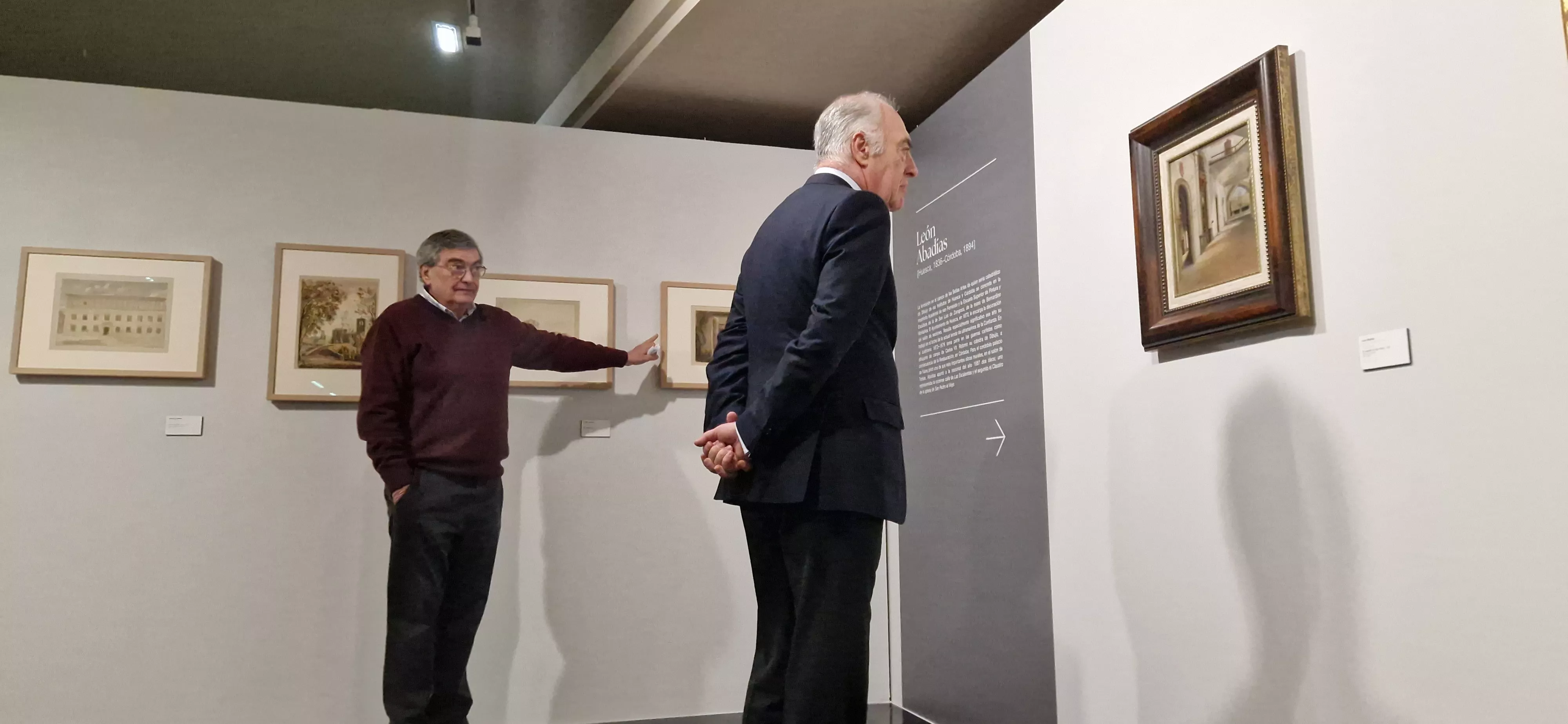 Exposición Huesca en la paleta de sus pintores (1850-1950). Foto Myriam Martínez