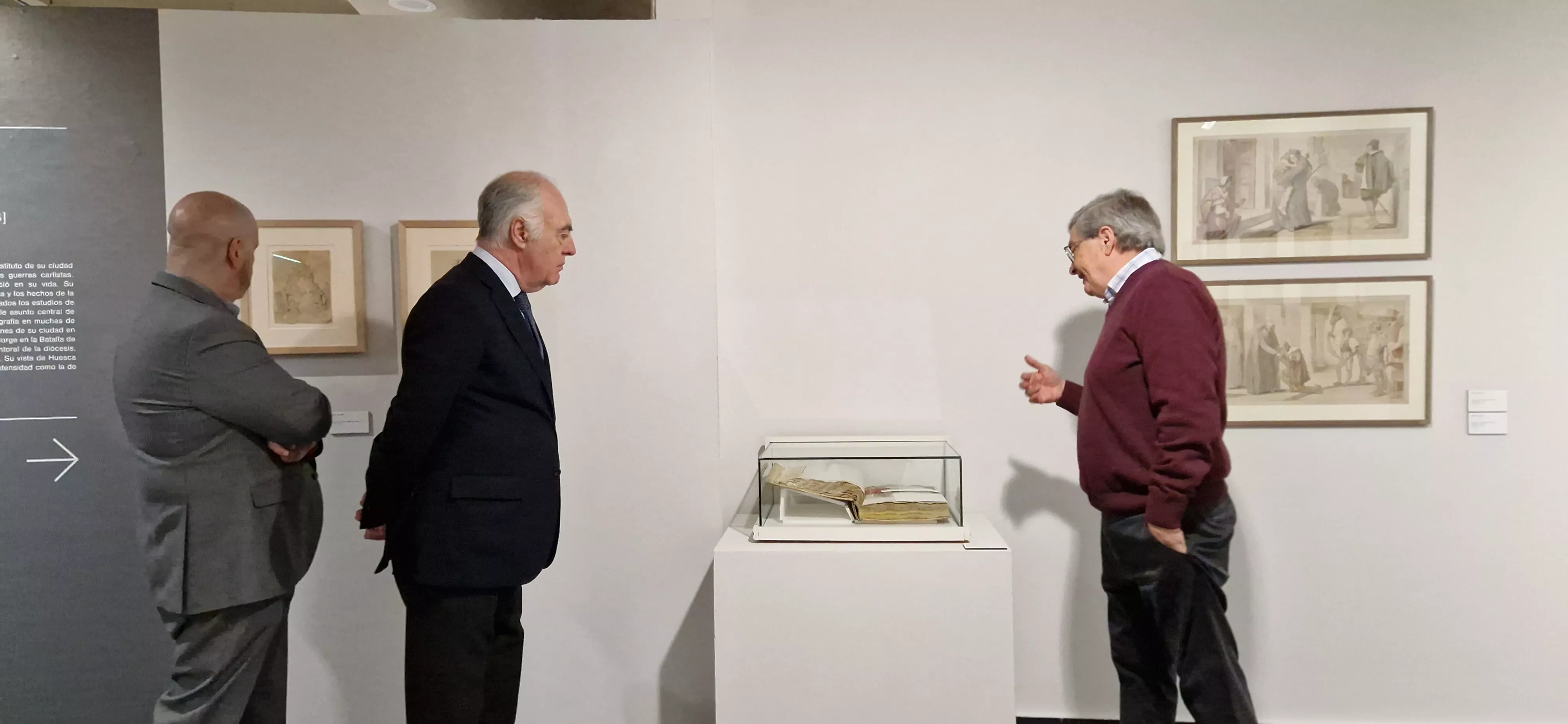 Exposición Huesca en la paleta de sus pintores (1850-1950). Foto Myriam Martínez