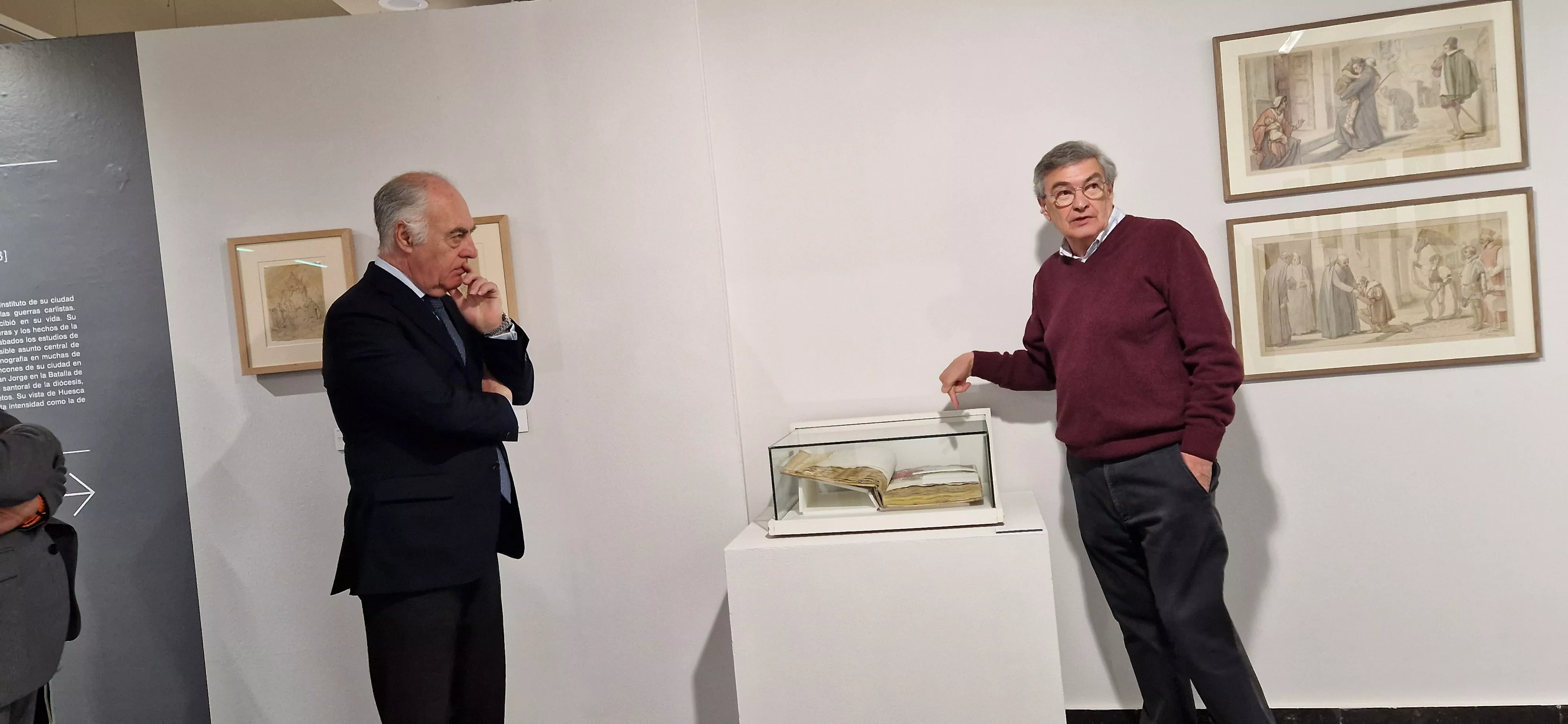 Exposición Huesca en la paleta de sus pintores (1850-1950). Foto Myriam Martínez