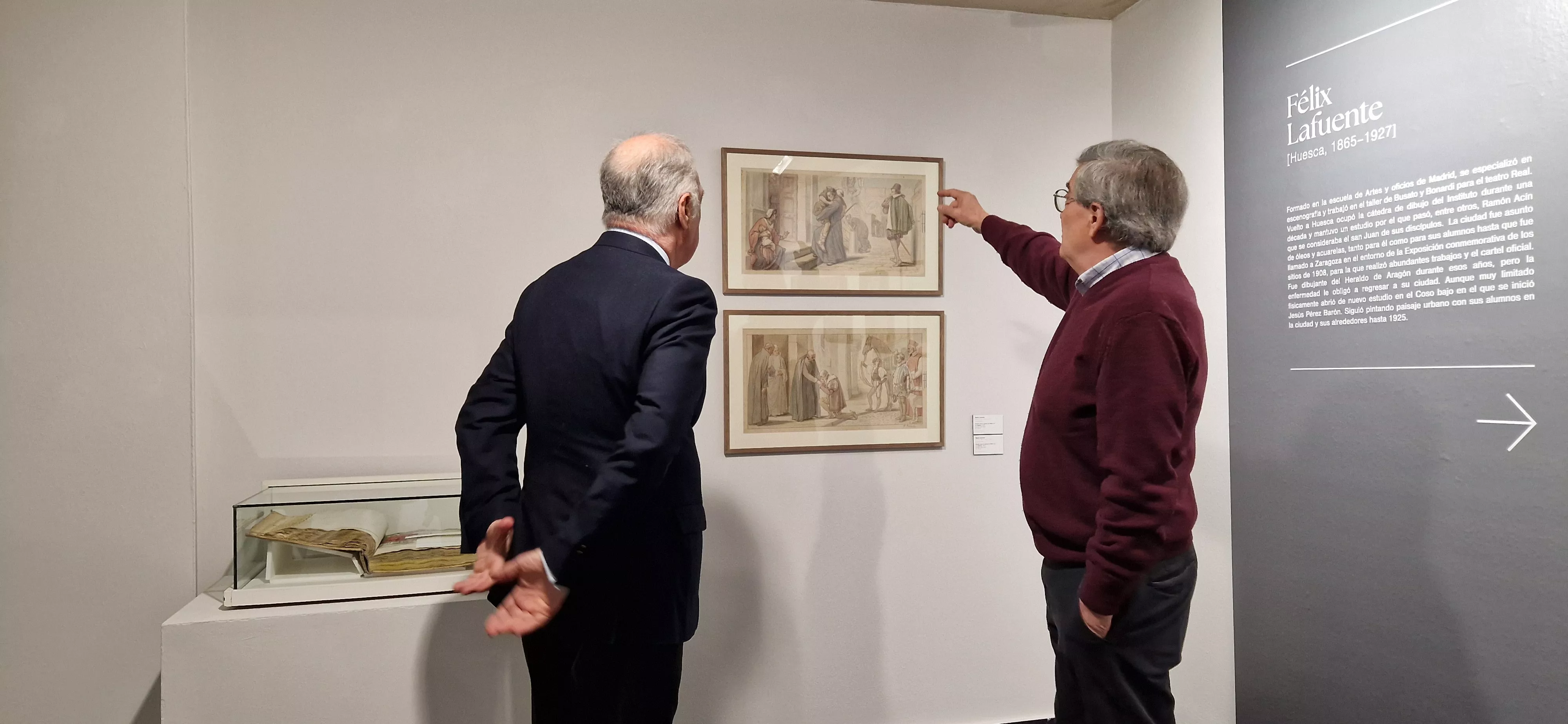 Exposición Huesca en la paleta de sus pintores (1850-1950). Foto Myriam Martínez