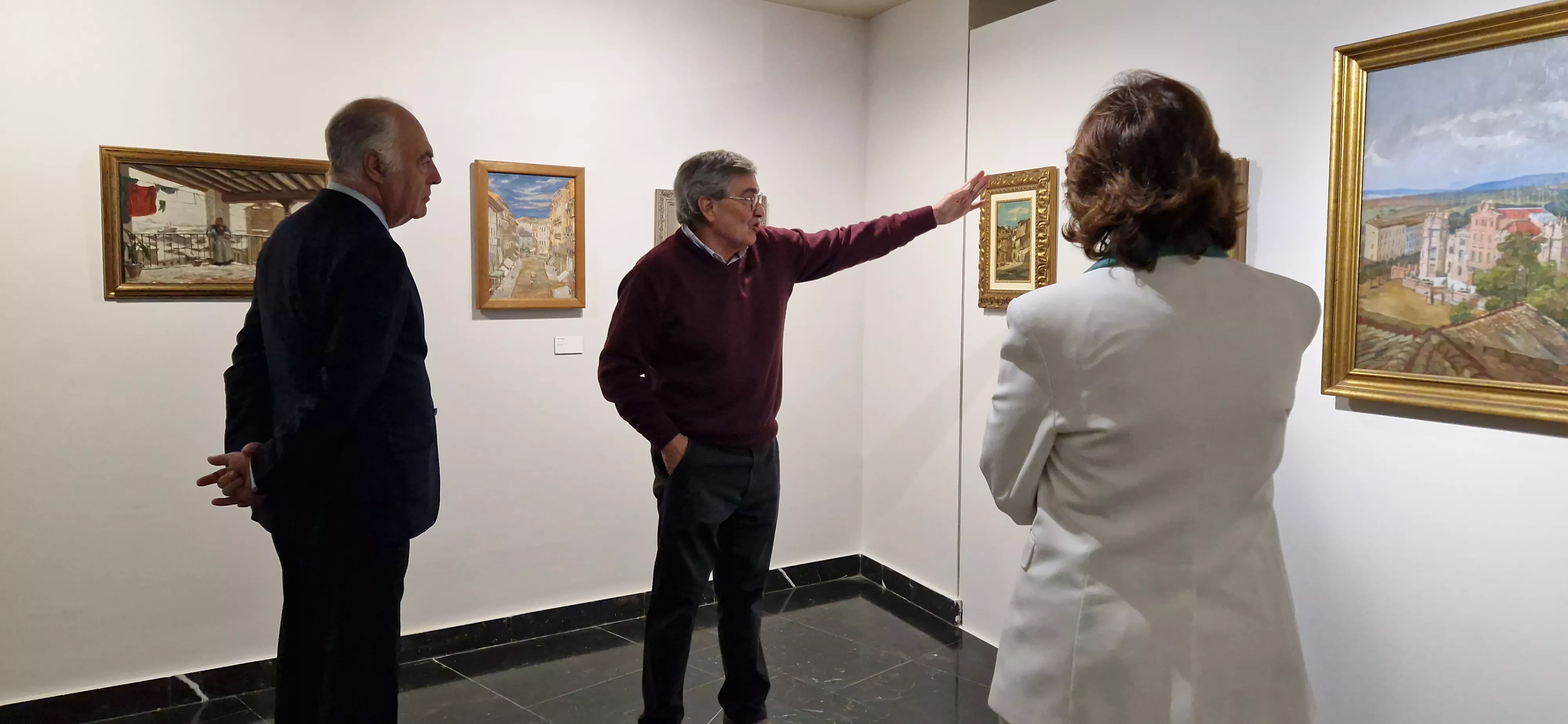 Exposición Huesca en la paleta de sus pintores (1850-1950). Foto Myriam Martínez