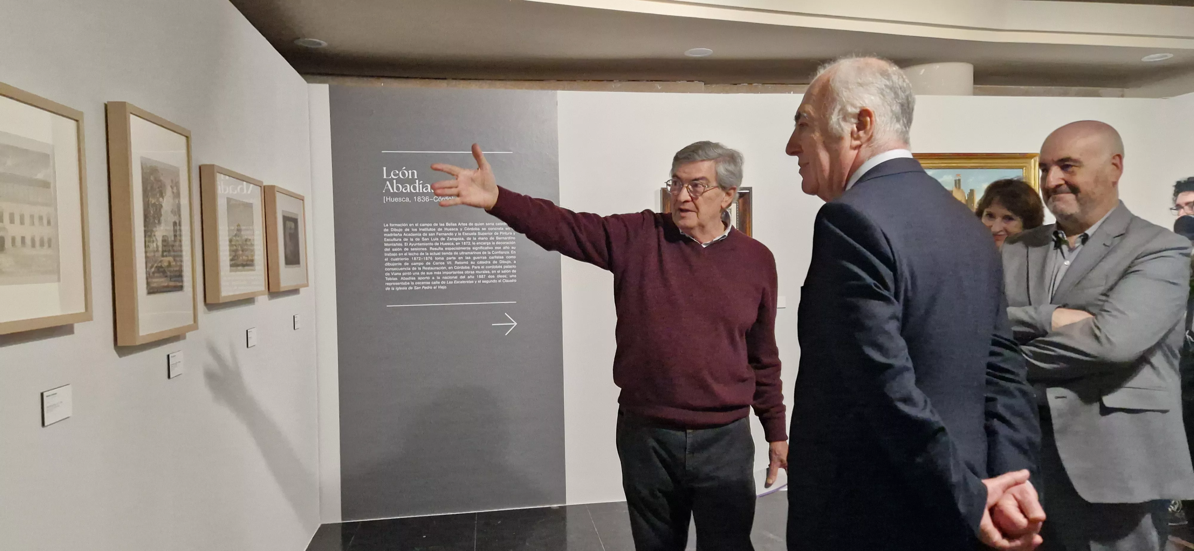 Exposición Huesca en la paleta de sus pintores (1850-1950). Foto Myriam Martínez