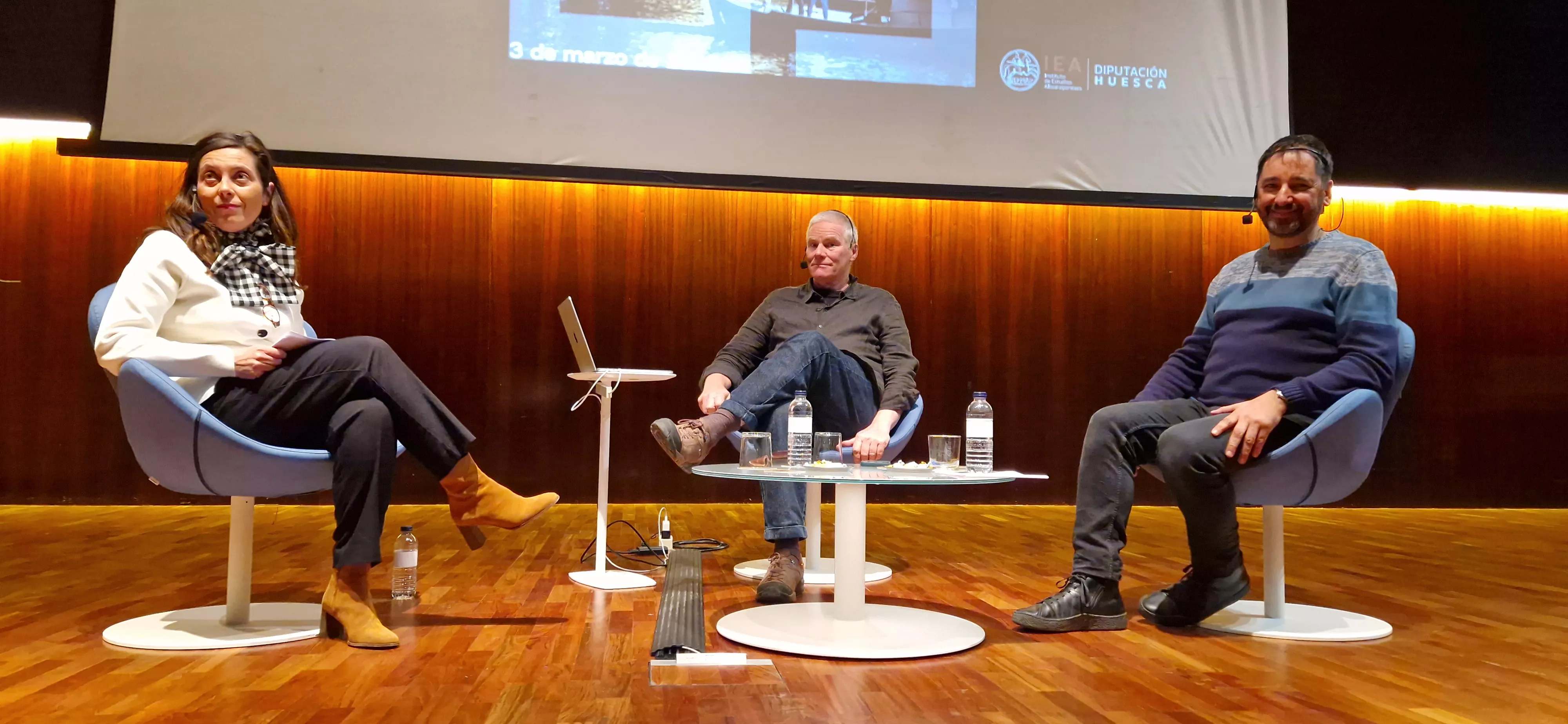 Natalia Juan Chris Baldwin y Roberto Ramos. Foto Myriam Martínez