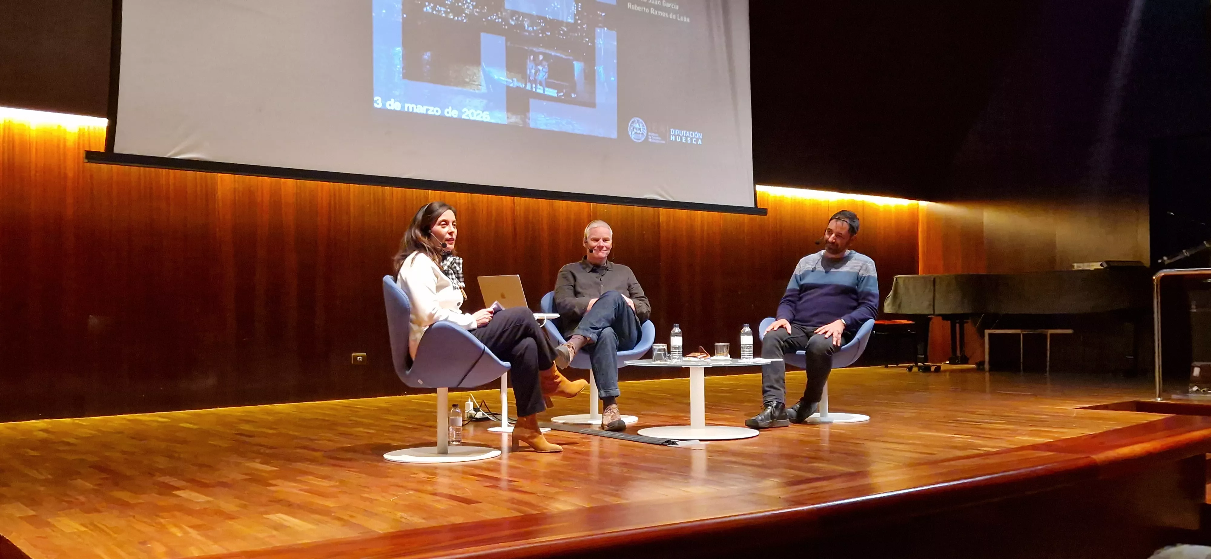 Natalia Juan Chris Baldwin y Roberto Ramos. Foto Myriam Martínez