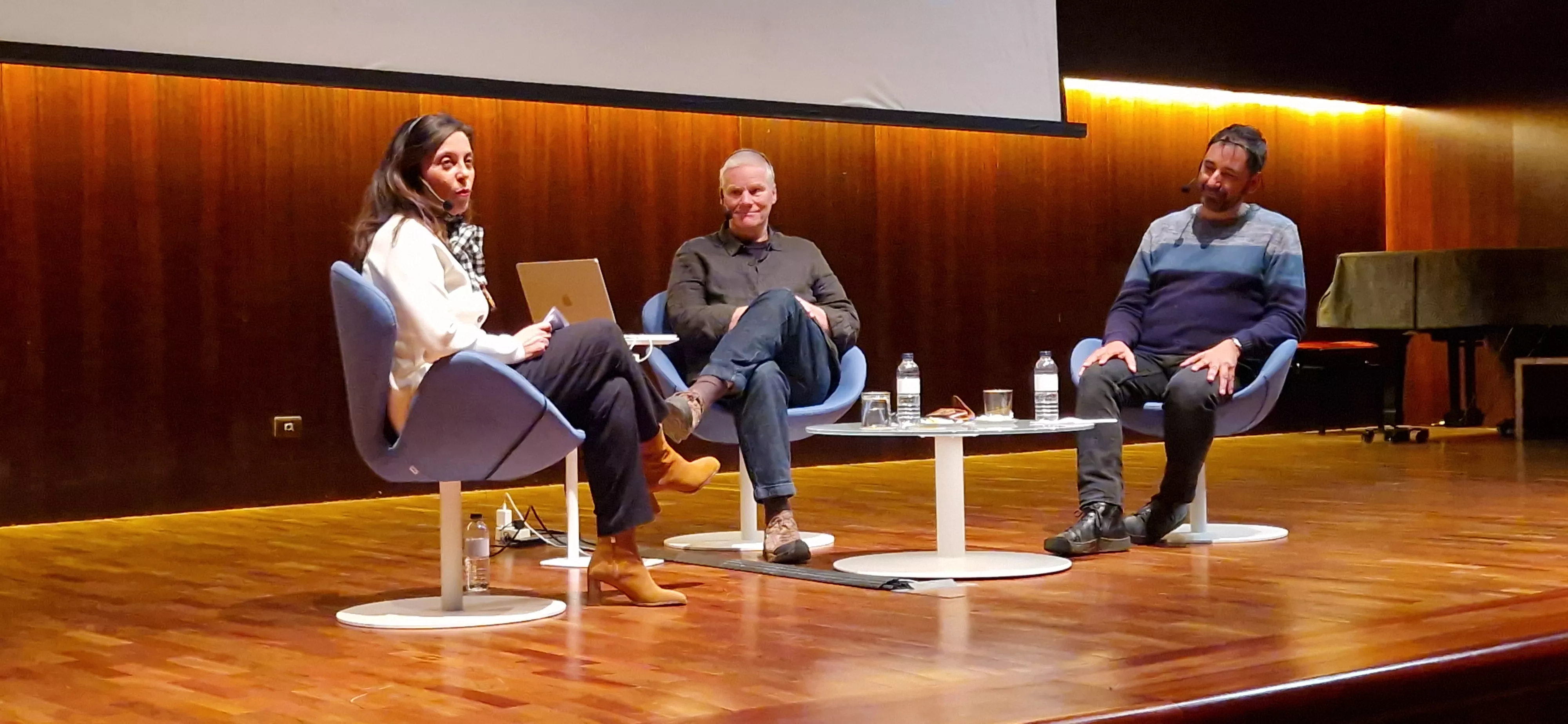 Natalia Juan Chris Baldwin y Roberto Ramos. Foto Myriam Martínez