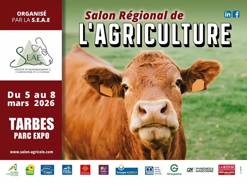 Cartel del Salón Agrícola de Tarbes