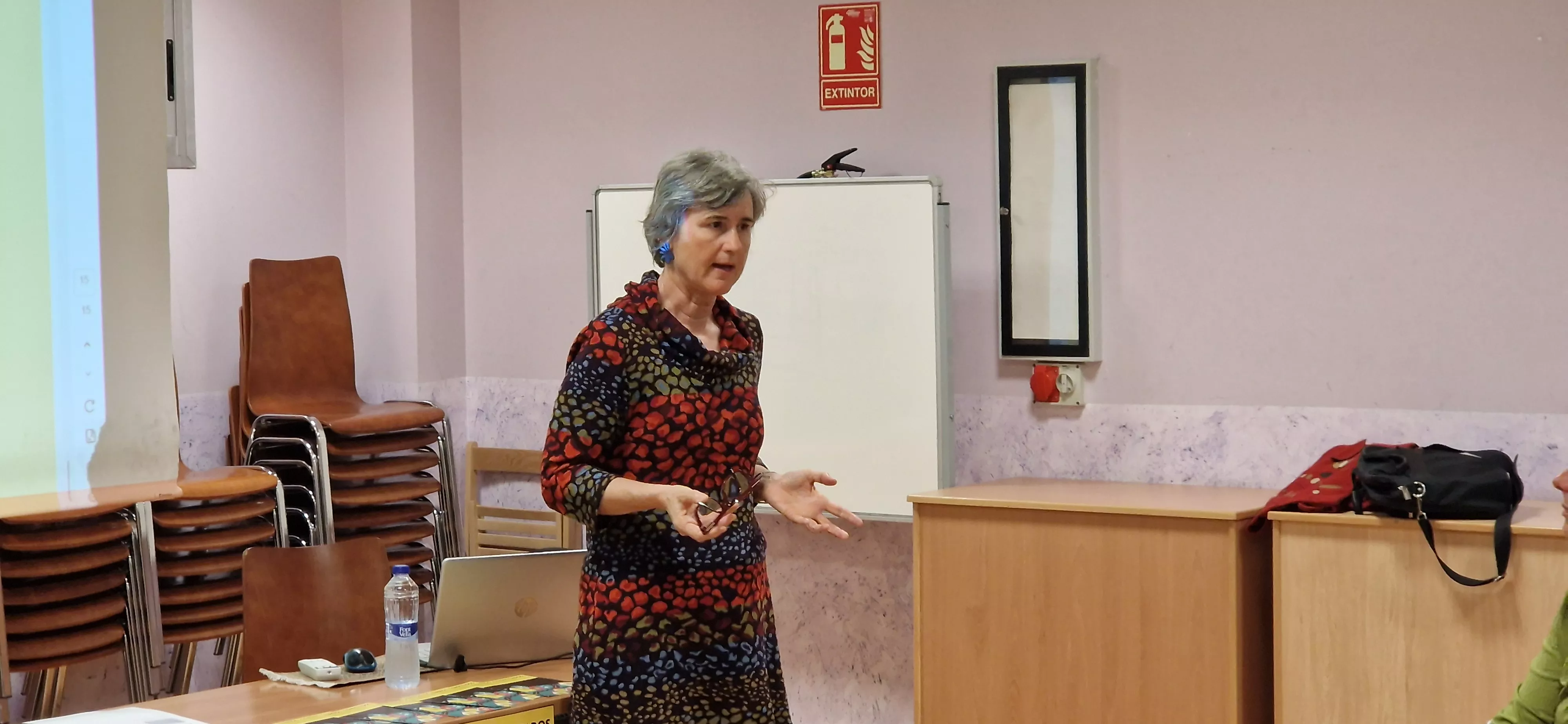 Alicia Rey. Sesión informativa sobre Conecta Barrios. Foto Myriam Martínez