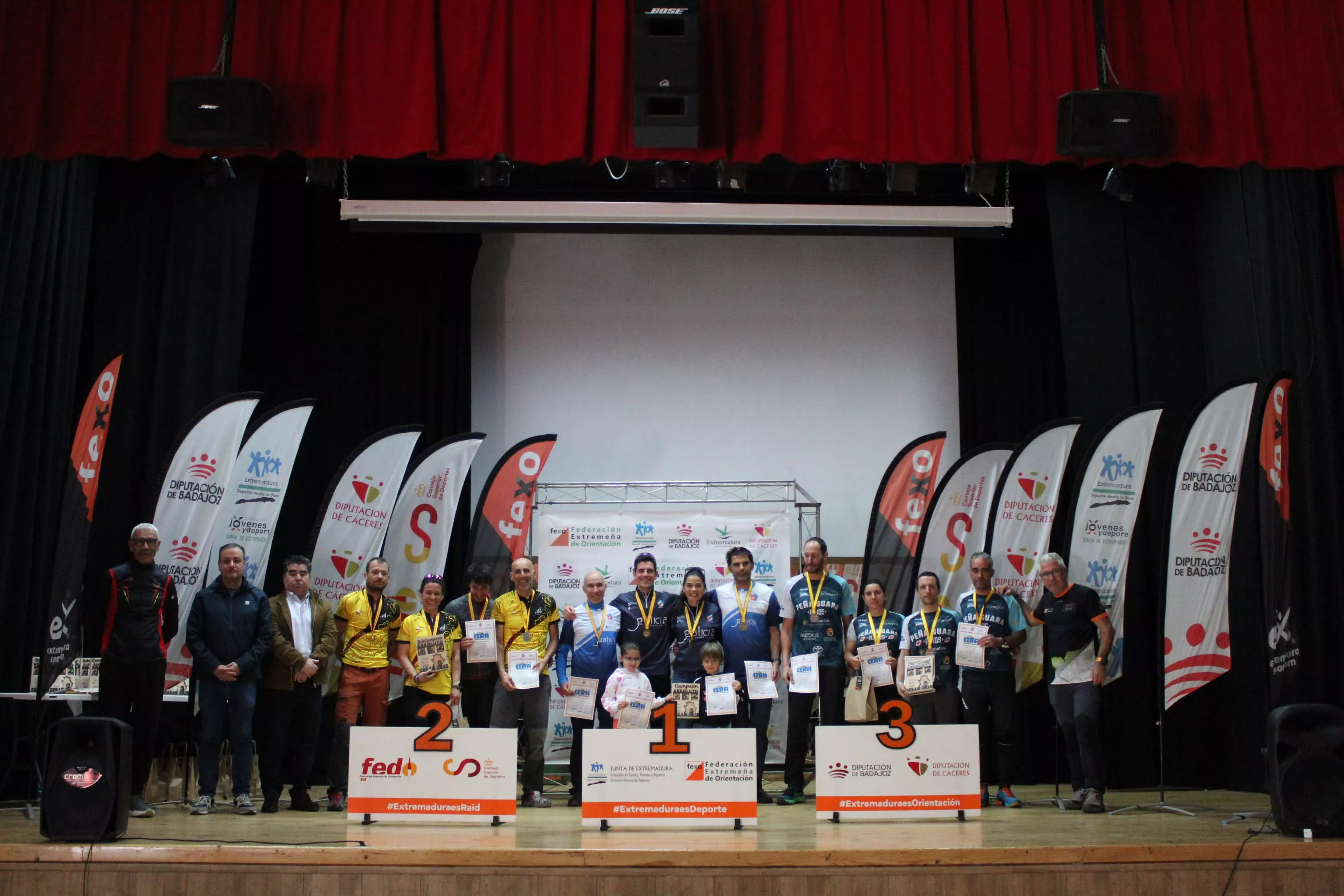 Podio Absoluto con Galicia, Cataluña y Aragón Podio Absoluto con Galicia, Cataluña y Aragón