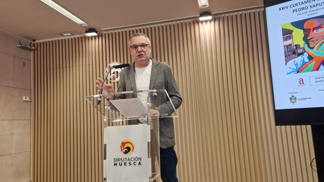 Fernando Martínez, concejal de Cultura de Almudévar. Foto Myriam Martínez Fernando Martínez, concejal de Cultura de Almudévar. Foto Myriam Martínez