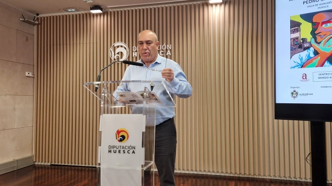 Ruiz, director del grupo de teatro Opozal de Almudévar. Foto Myriam Martínez Ruiz, director del grupo de teatro Opozal de Almudévar. Foto Myriam Martínez