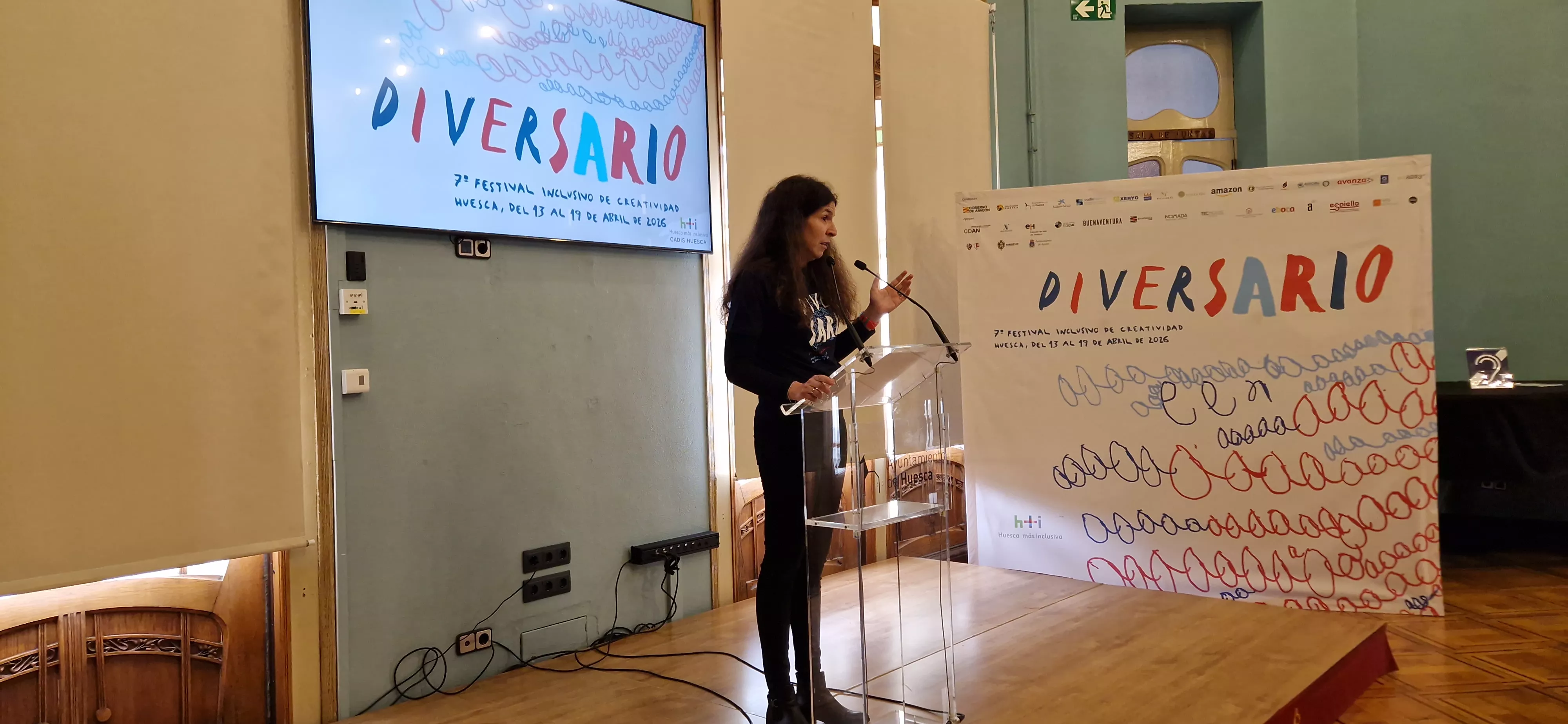 Sara Comenge. Presentación de Diversario 2026. Foto Myriam Martínez