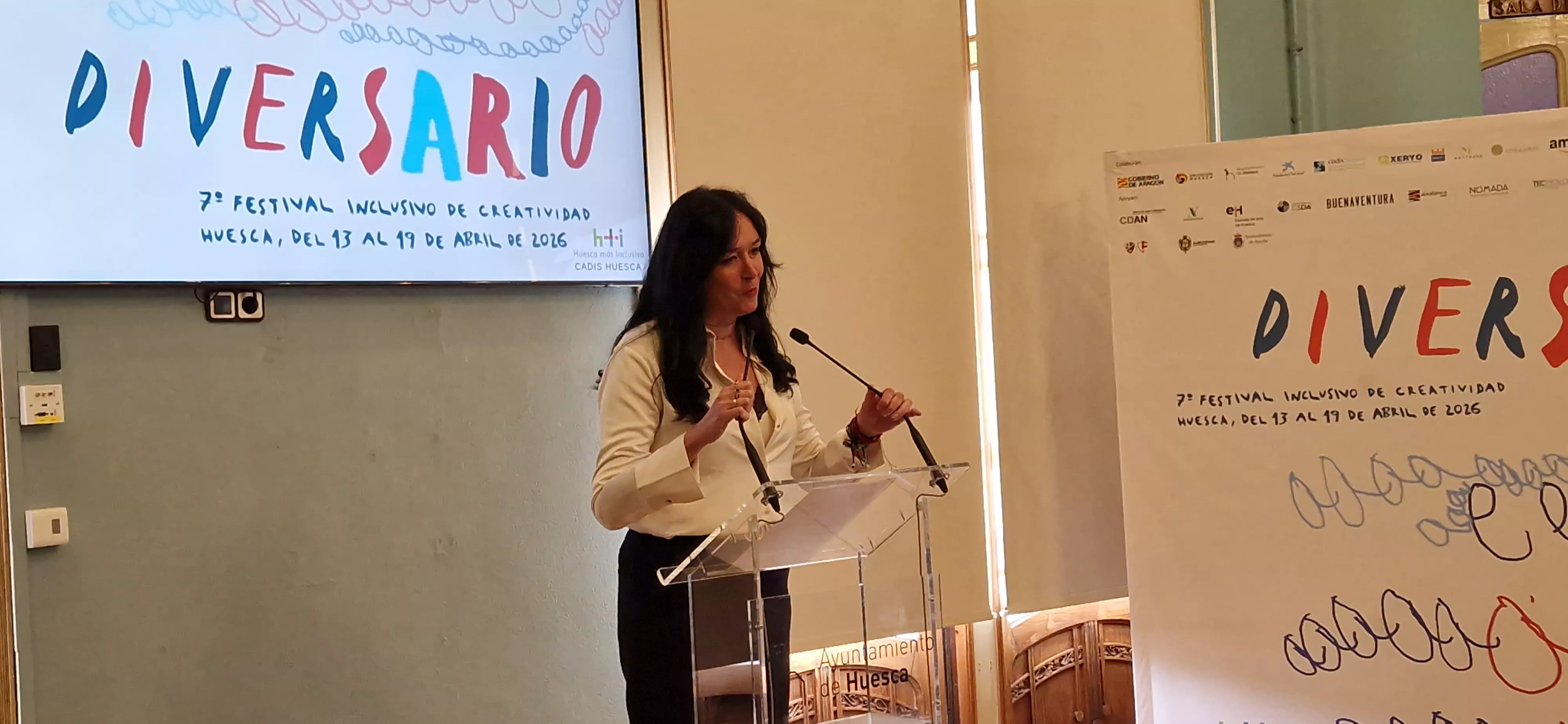 Lorena Orduna. Presentación de Diversario 2026. Foto Myriam Martínez