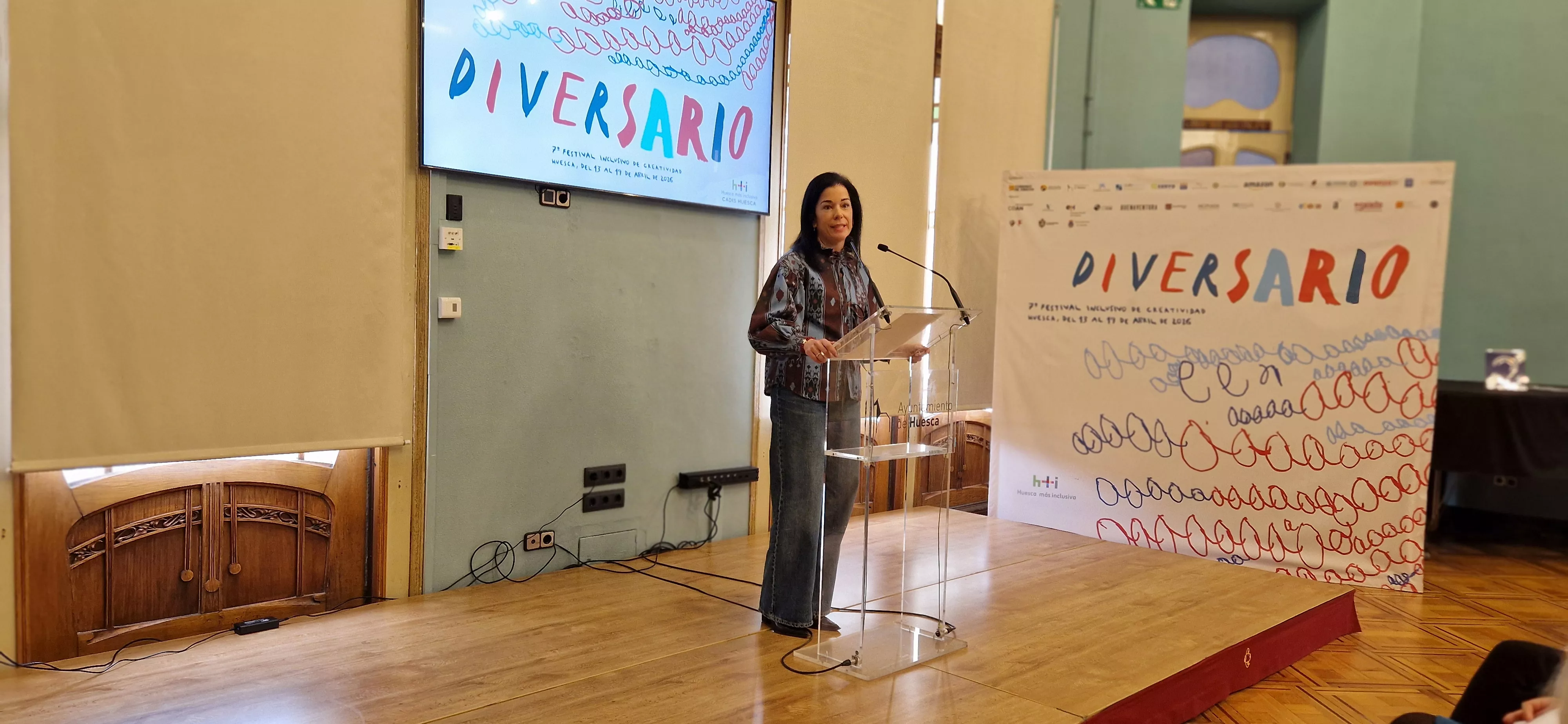 Lola Ibort. Presentación de Diversario 2026. Foto Myriam Martínez