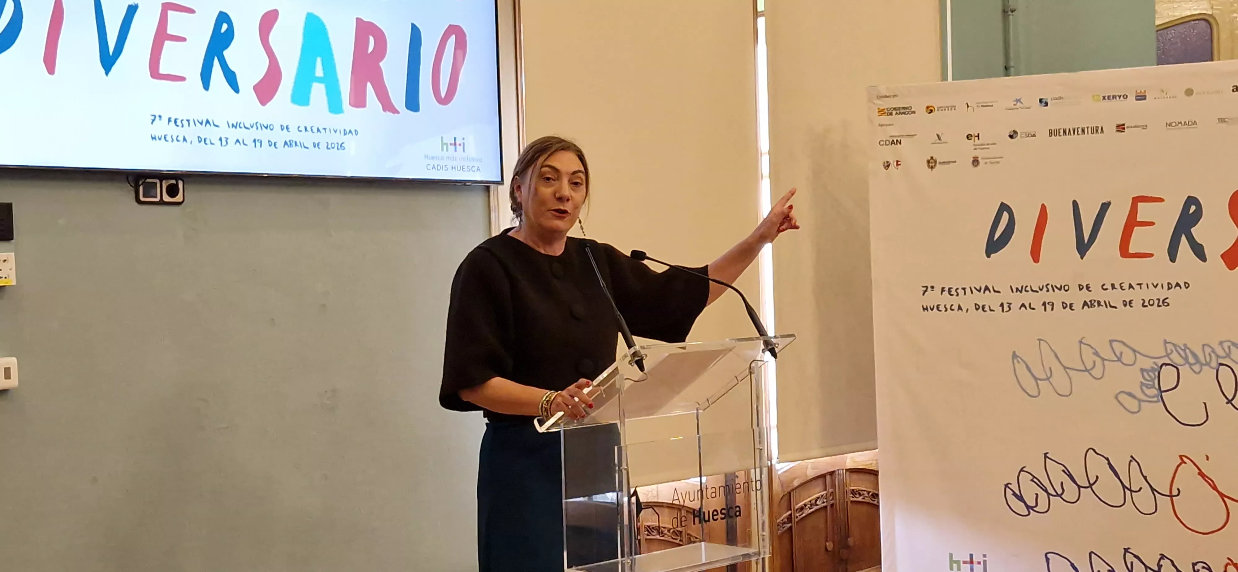 María Victoria Alquézar. Presentación de Diversario 2026. Foto Myriam Martínez