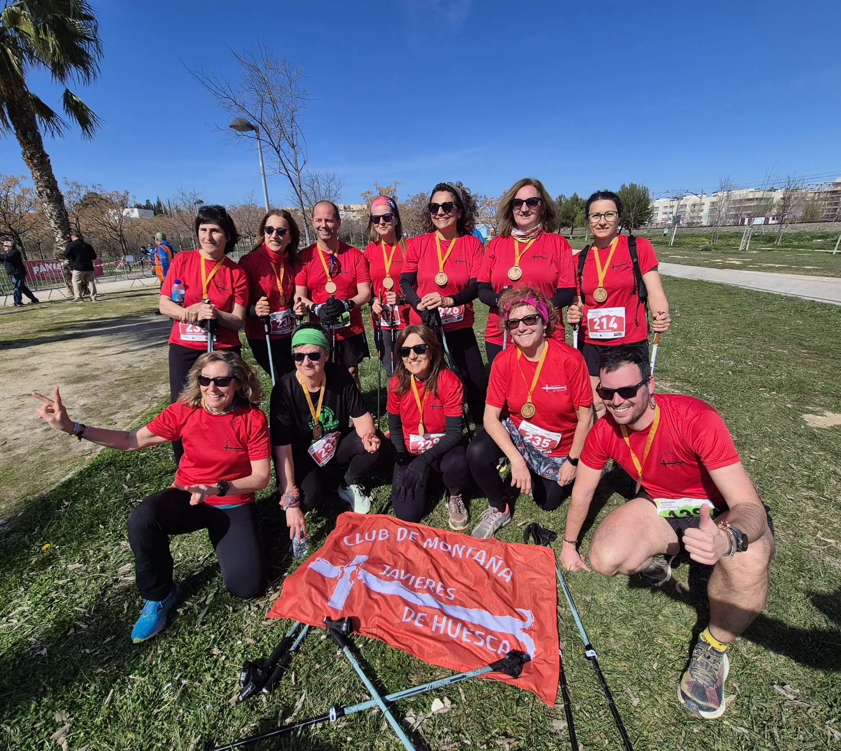 Copa de España de Marcha Nórdica con Iván Jaime y María Grasa medallas de plata. Fotos Juanlu Herrero