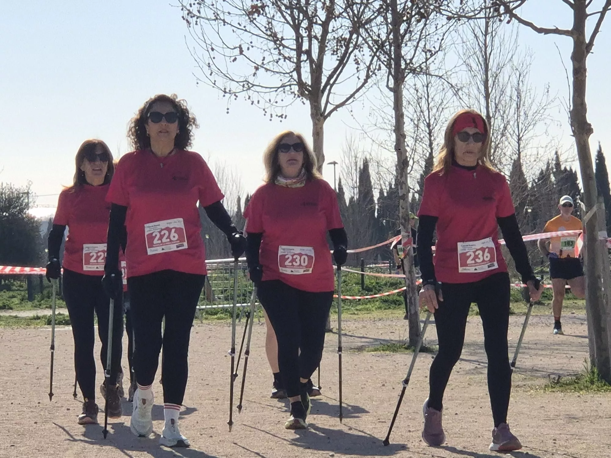 Copa de España de Marcha Nórdica con Iván Jaime y María Grasa medallas de plata. Fotos Juanlu Herrero y Paco Ramírez