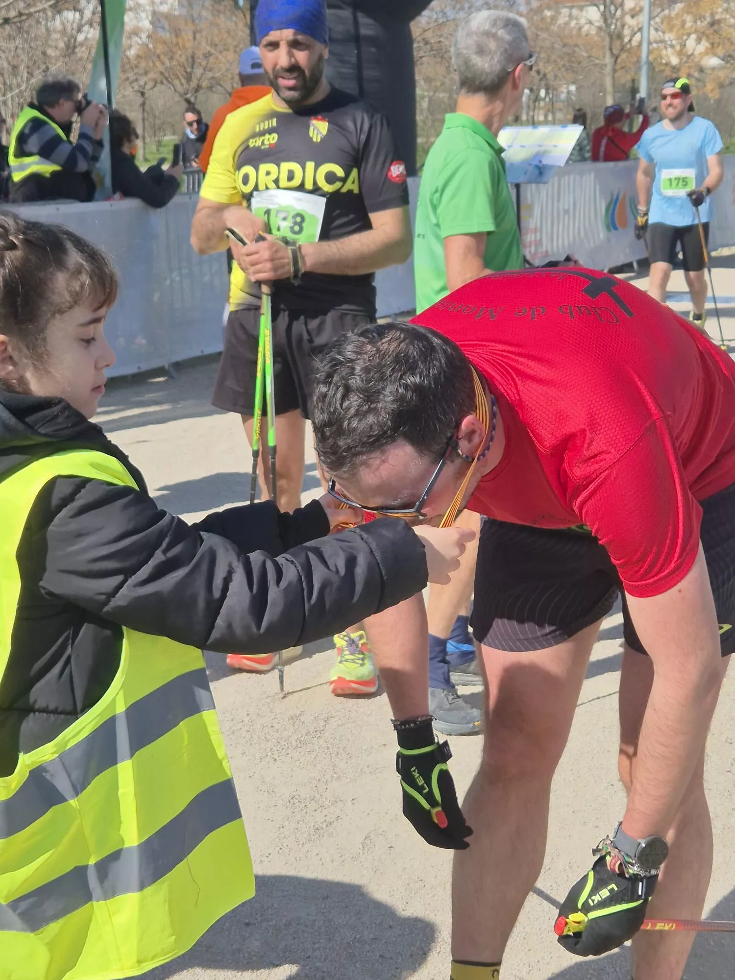Copa de España de Marcha Nórdica con Iván Jaime y María Grasa medallas de plata. Fotos Juanlu Herrero y Paco Ramírez