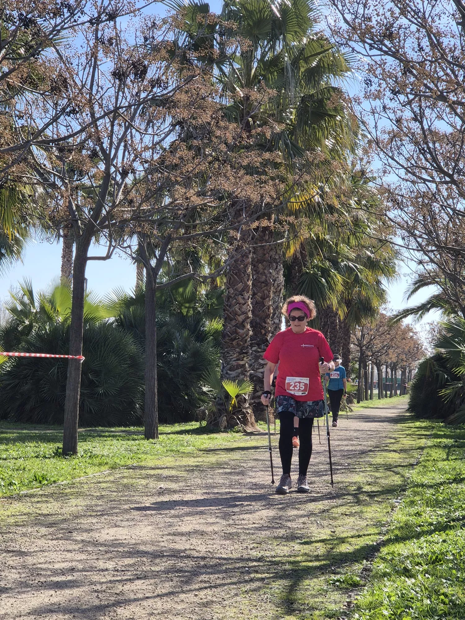 Copa de España de Marcha Nórdica con Iván Jaime y María Grasa medallas de plata. Fotos Juanlu Herrero y Paco Ramírez
