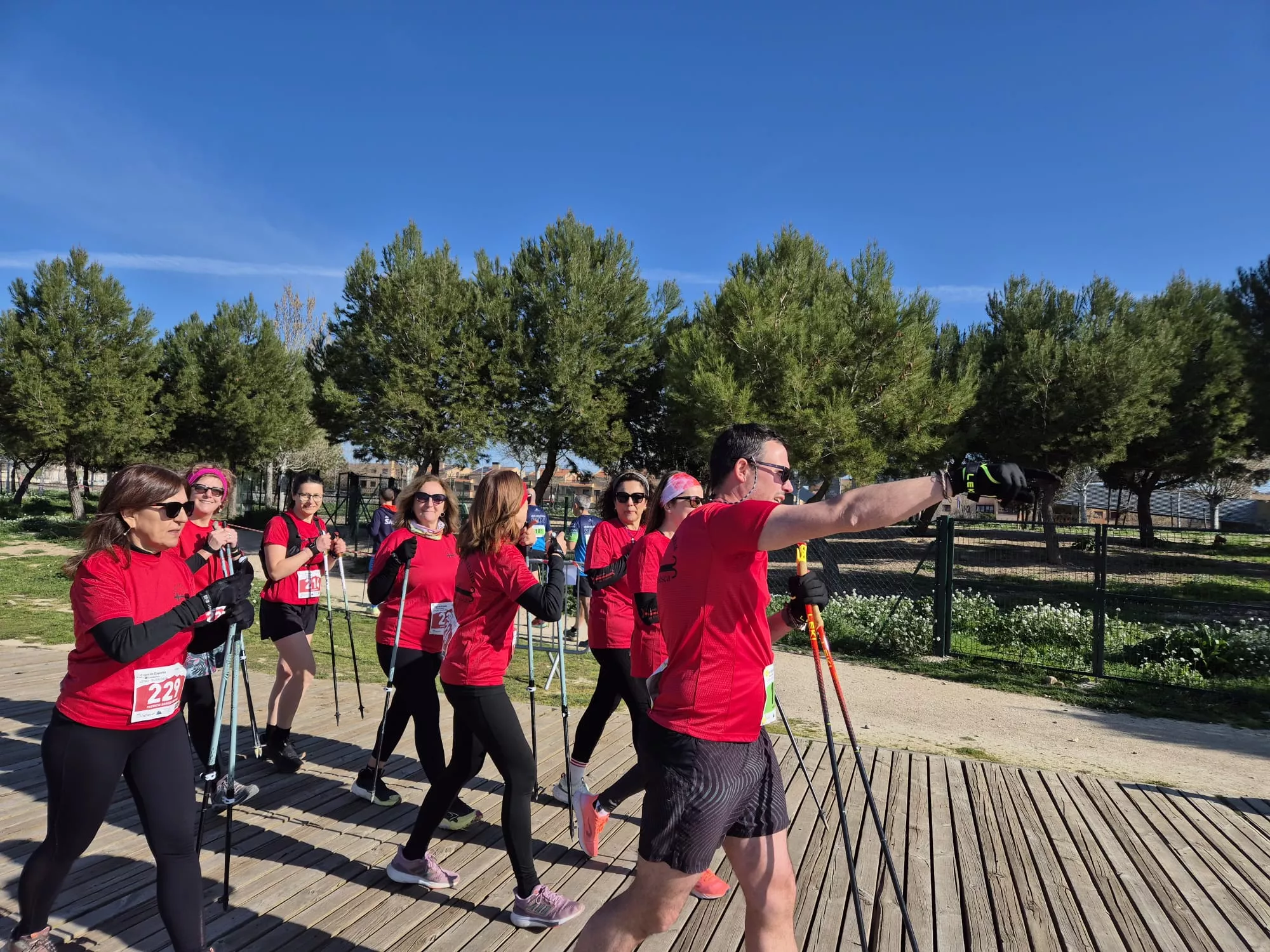 Copa de España de Marcha Nórdica con Iván Jaime y María Grasa medallas de plata. Fotos Juanlu Herrero y Paco Ramírez