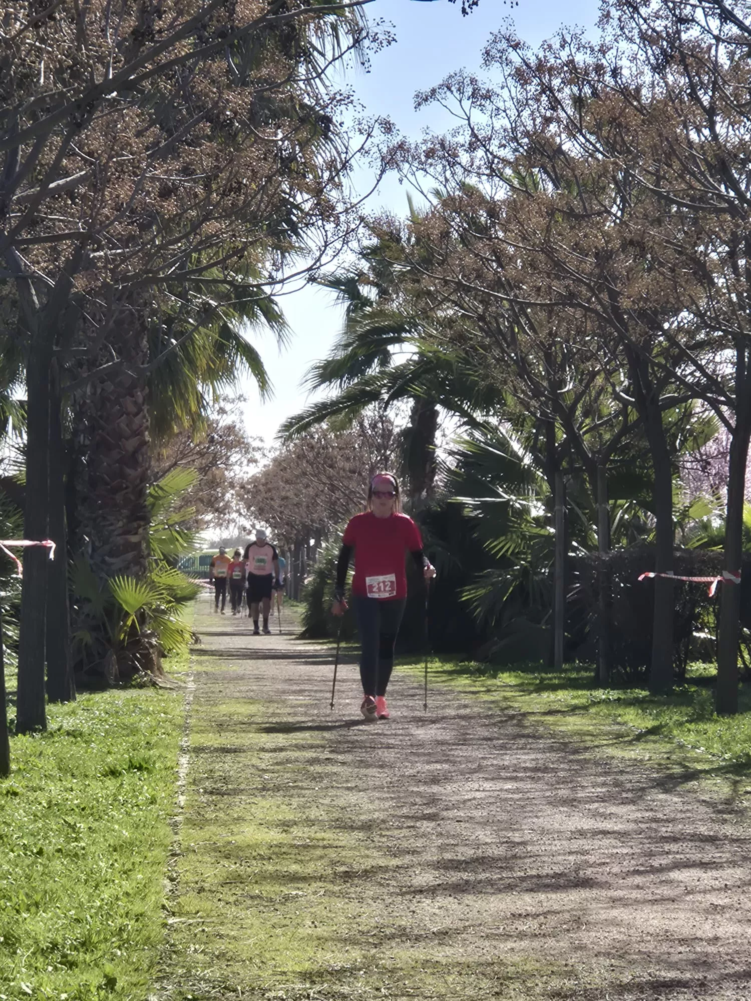 Copa de España de Marcha Nórdica con Iván Jaime y María Grasa medallas de plata. Fotos Juanlu Herrero y Paco Ramírez