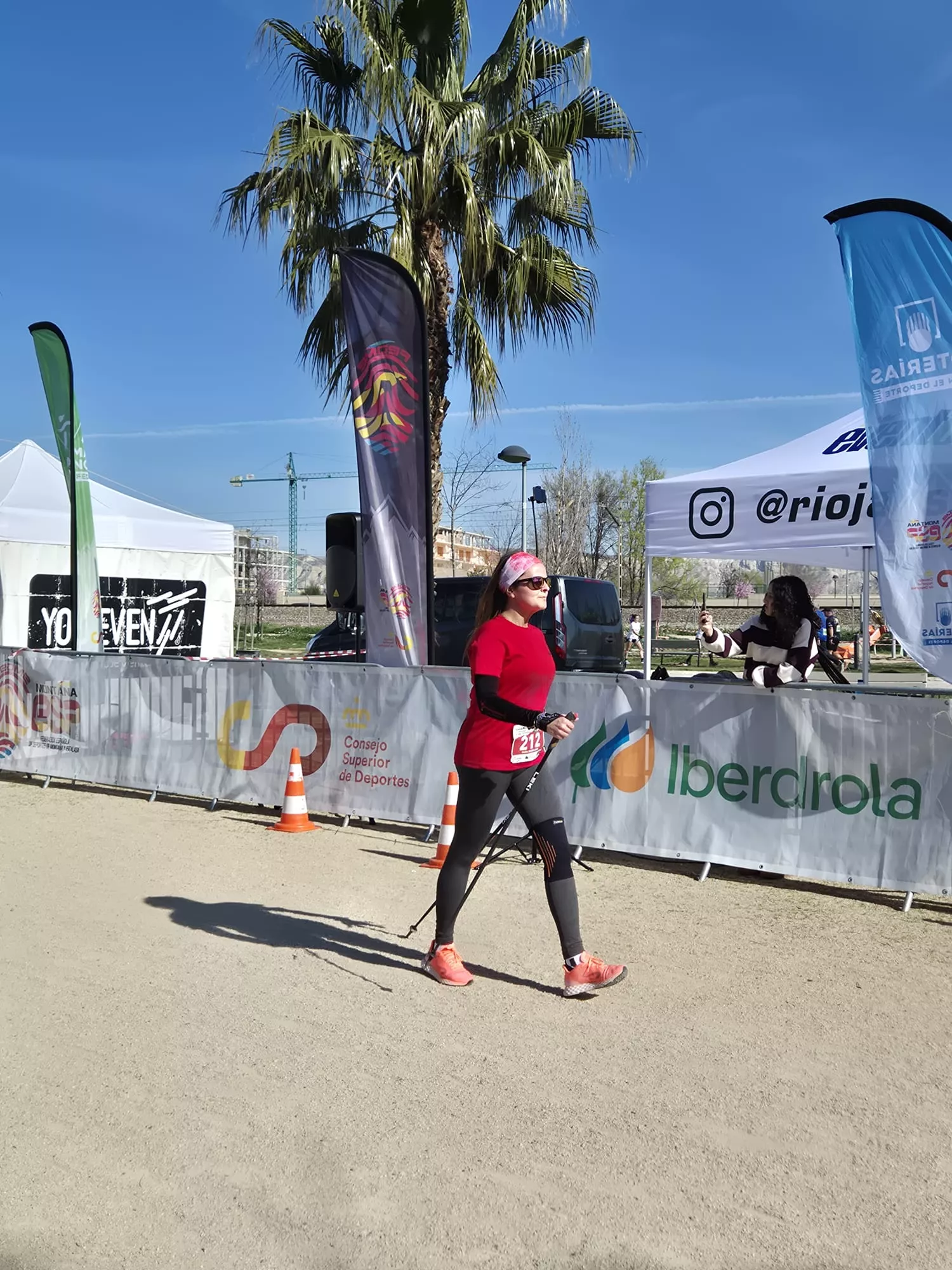 Copa de España de Marcha Nórdica con Iván Jaime y María Grasa medallas de plata. Fotos Juanlu Herrero y Paco Ramírez