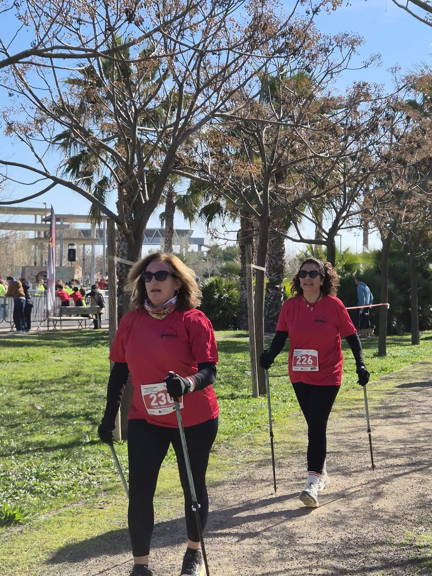 Copa de España de Marcha Nórdica con Iván Jaime y María Grasa medallas de plata. Fotos Juanlu Herrero y Paco Ramírez