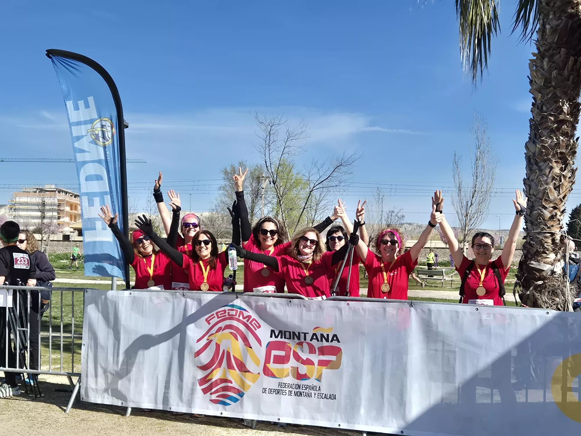 Copa de España de Marcha Nórdica con Iván Jaime y María Grasa medallas de plata. Fotos Juanlu Herrero y Paco Ramírez